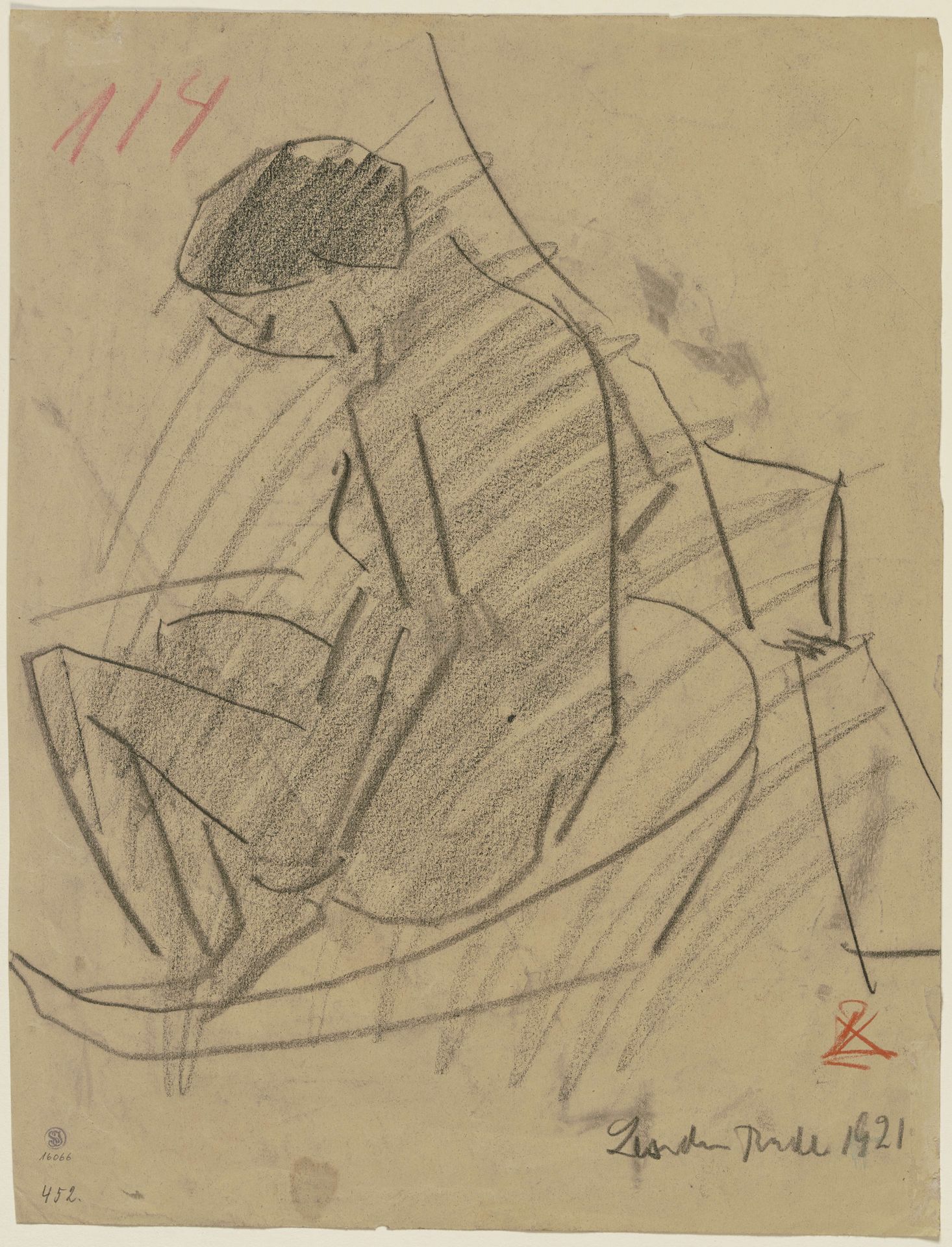 Woman in the tub by Ernst Ludwig Kirchner