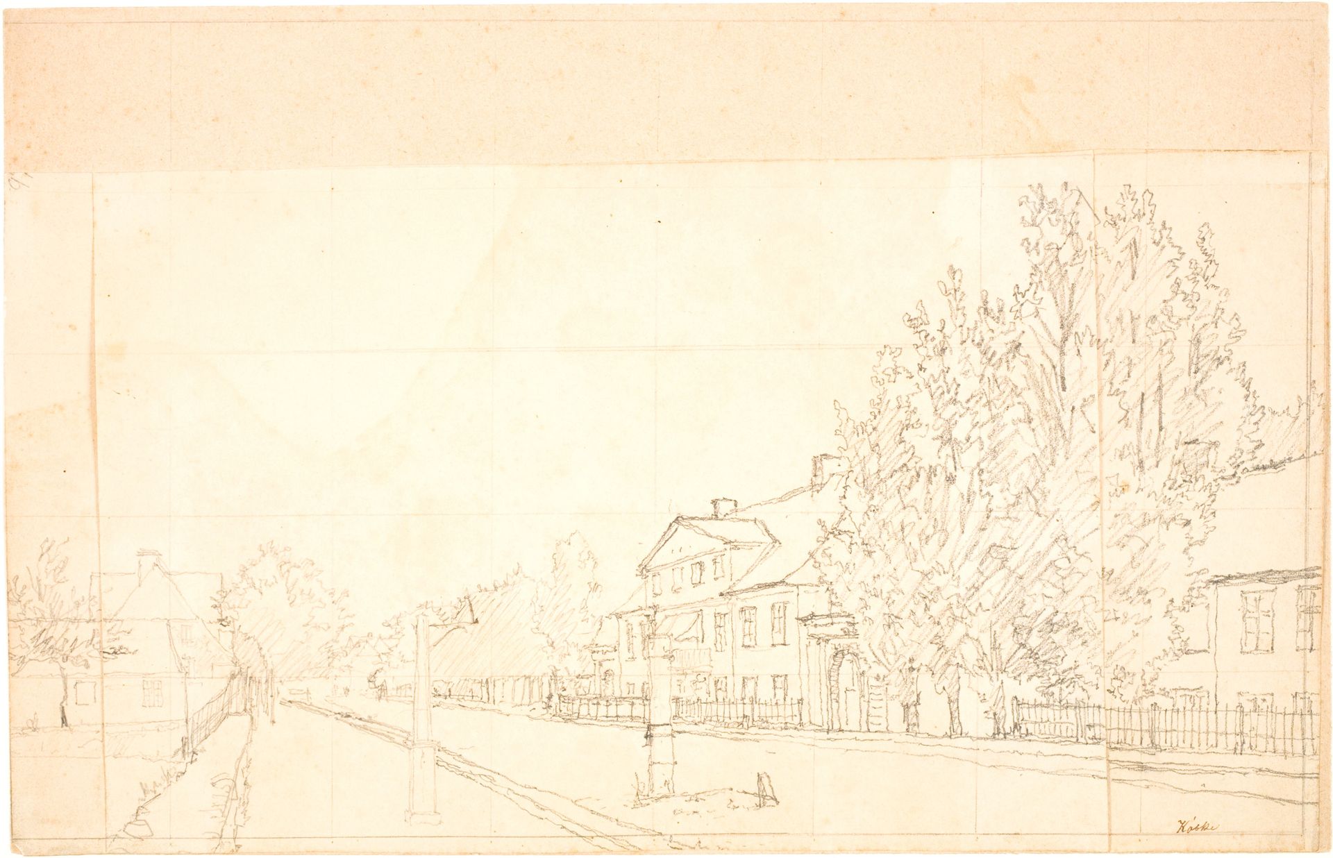 Morning View of Østerbro by Christen Købke
