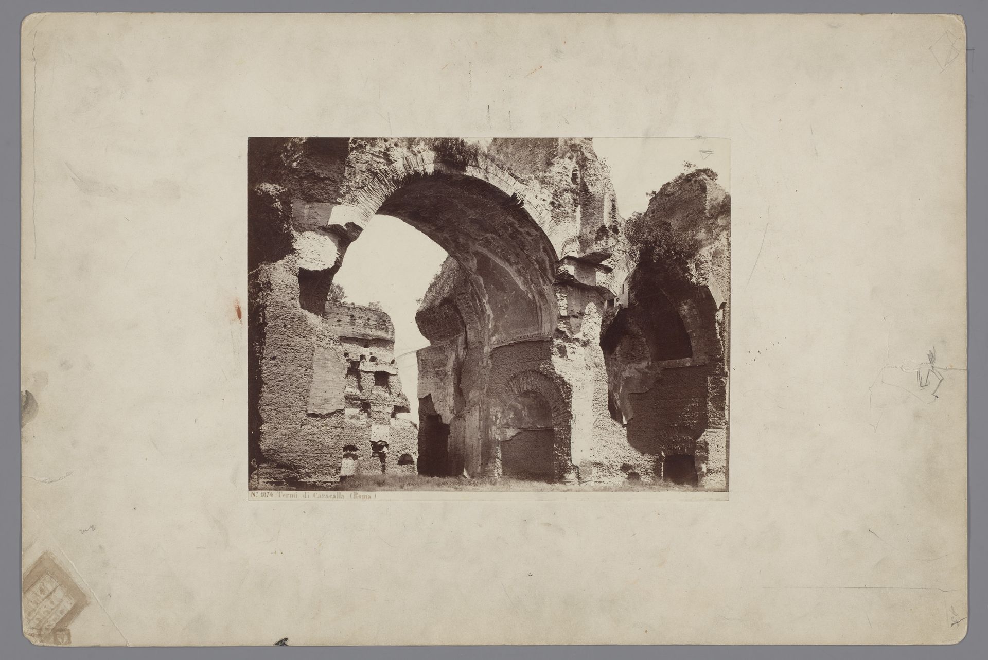 Thermen van Caracalla, Rome by Giorgio Sommer