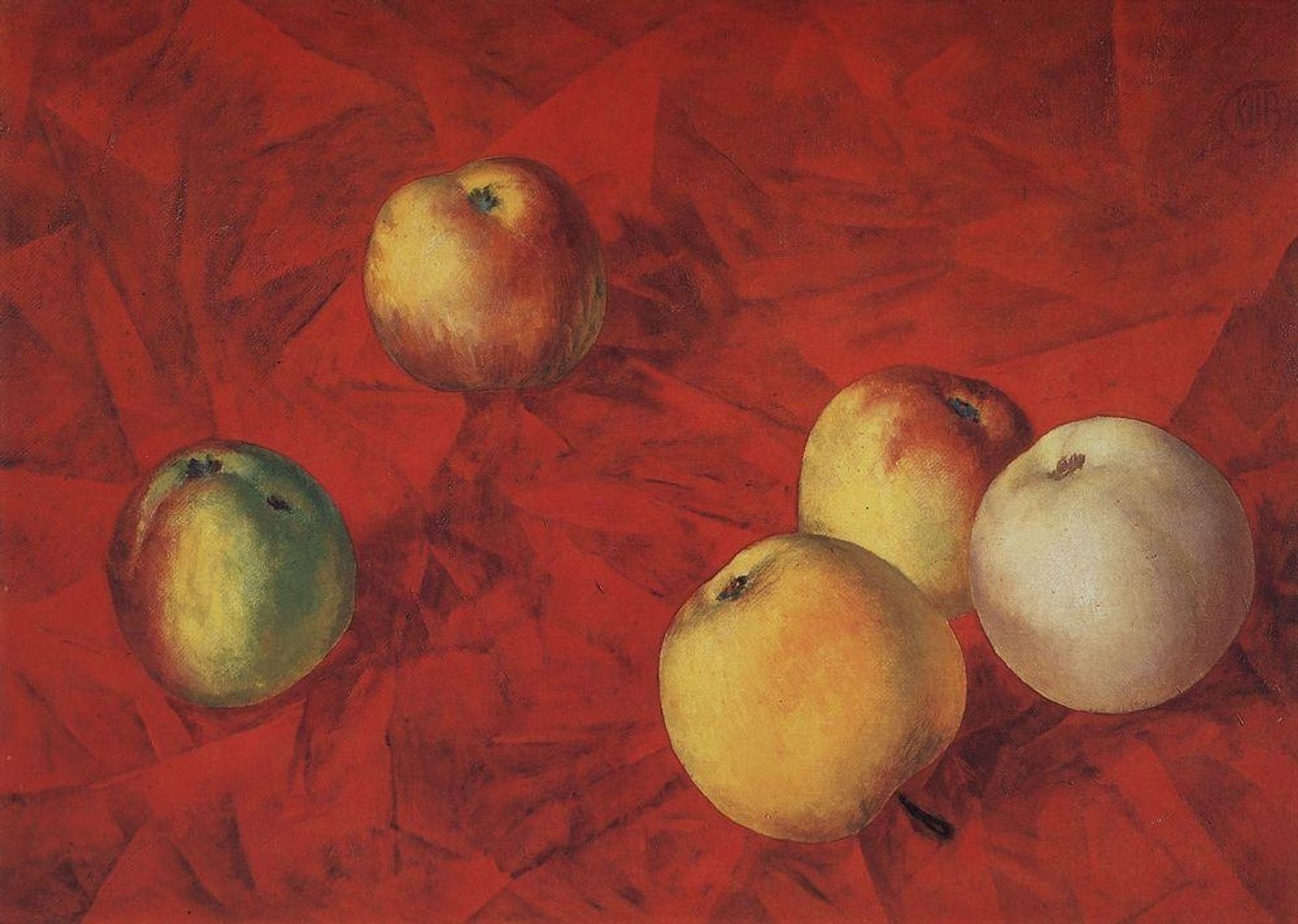 Apples by Kuzma Petrov-Vodkin