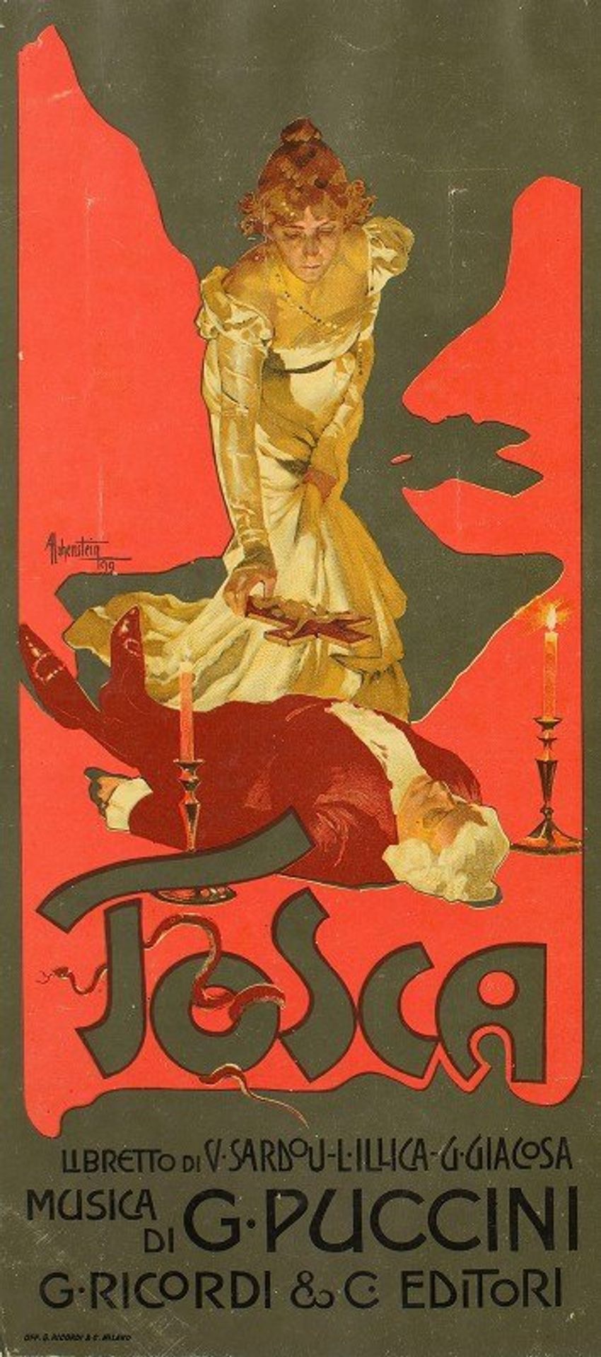 Tosca by Adolfo Hohenstein
