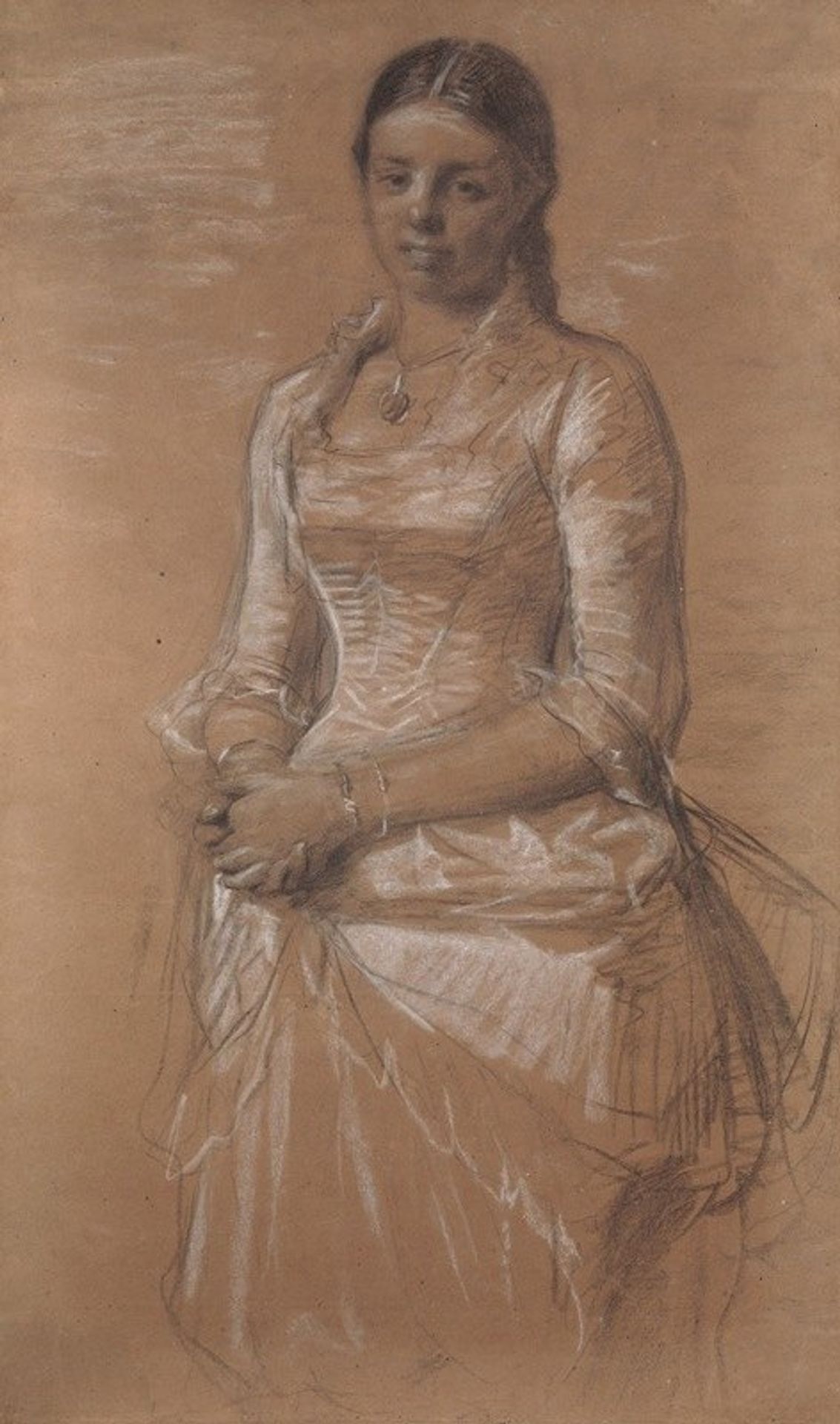 Portrait of Frederikke Tuxen by Peder Severin Krøyer