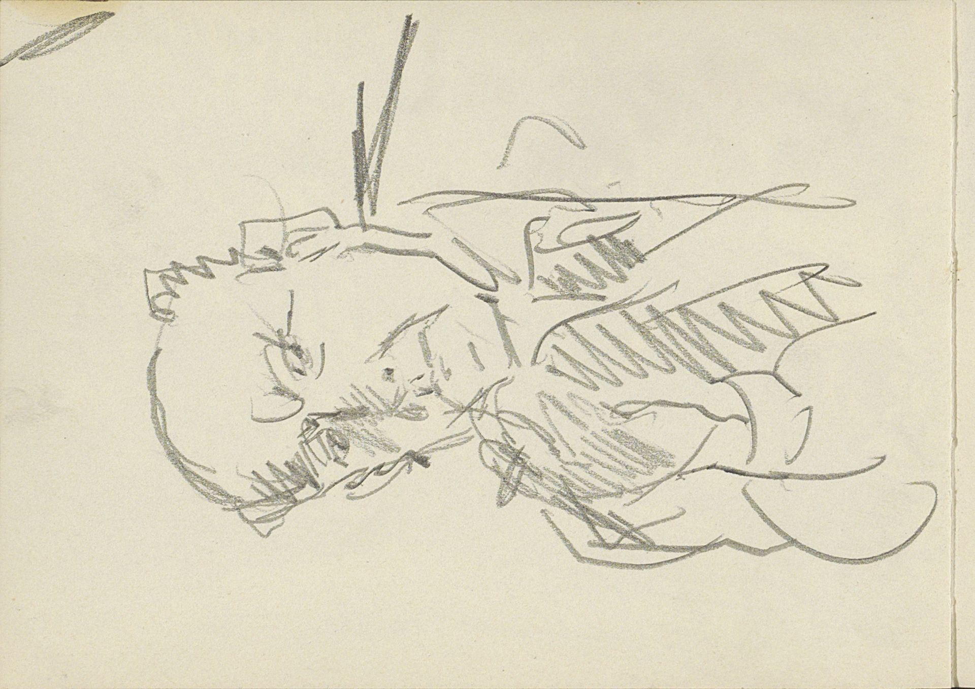 Portret van een onbekende man met sigaret by Isaac Israels