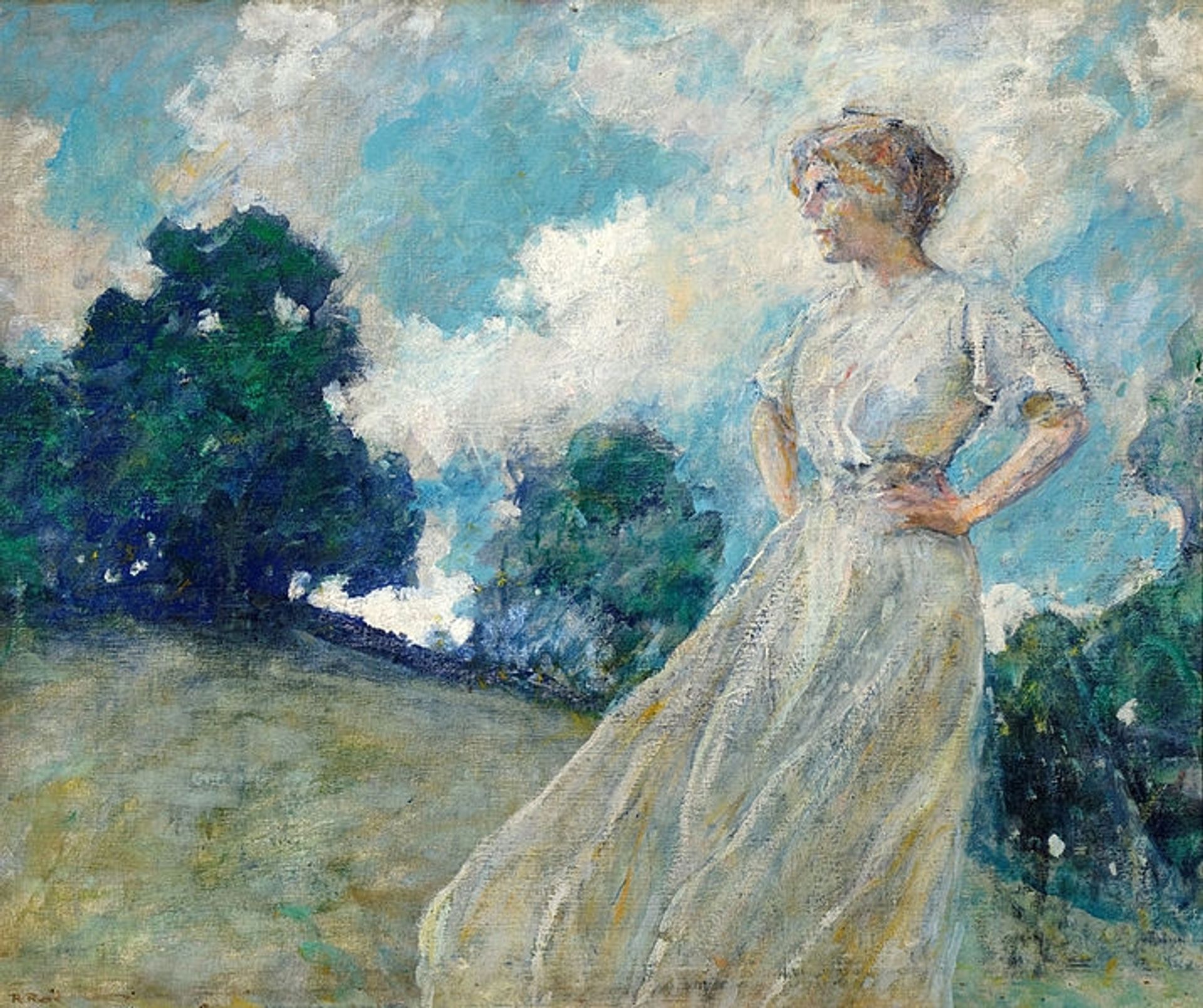 Summer Breeze by Robert Lewis Reid