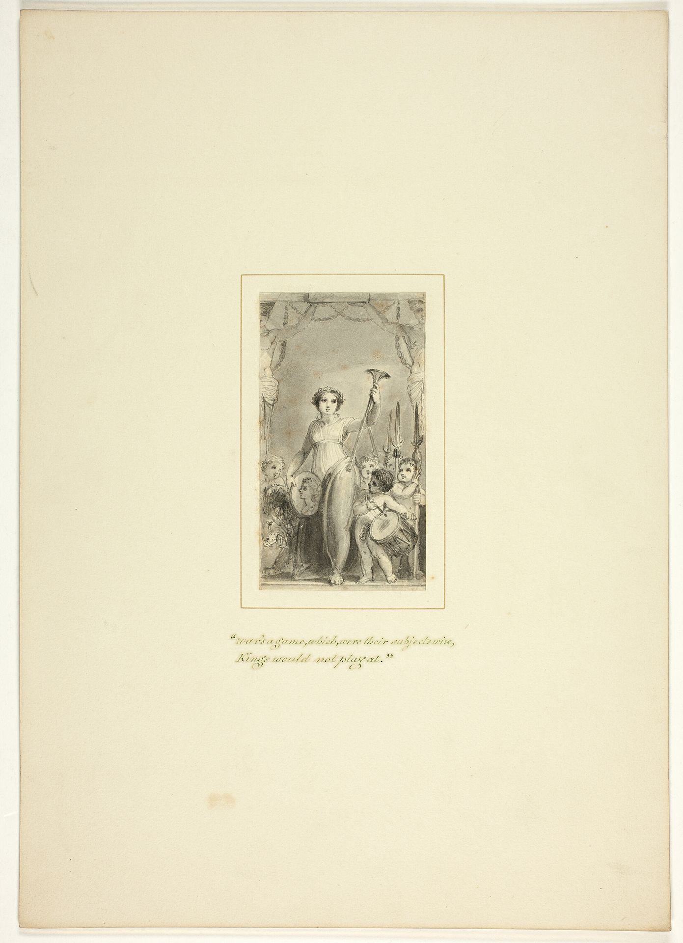 Study for a plate from The Task by Thomas Stothard