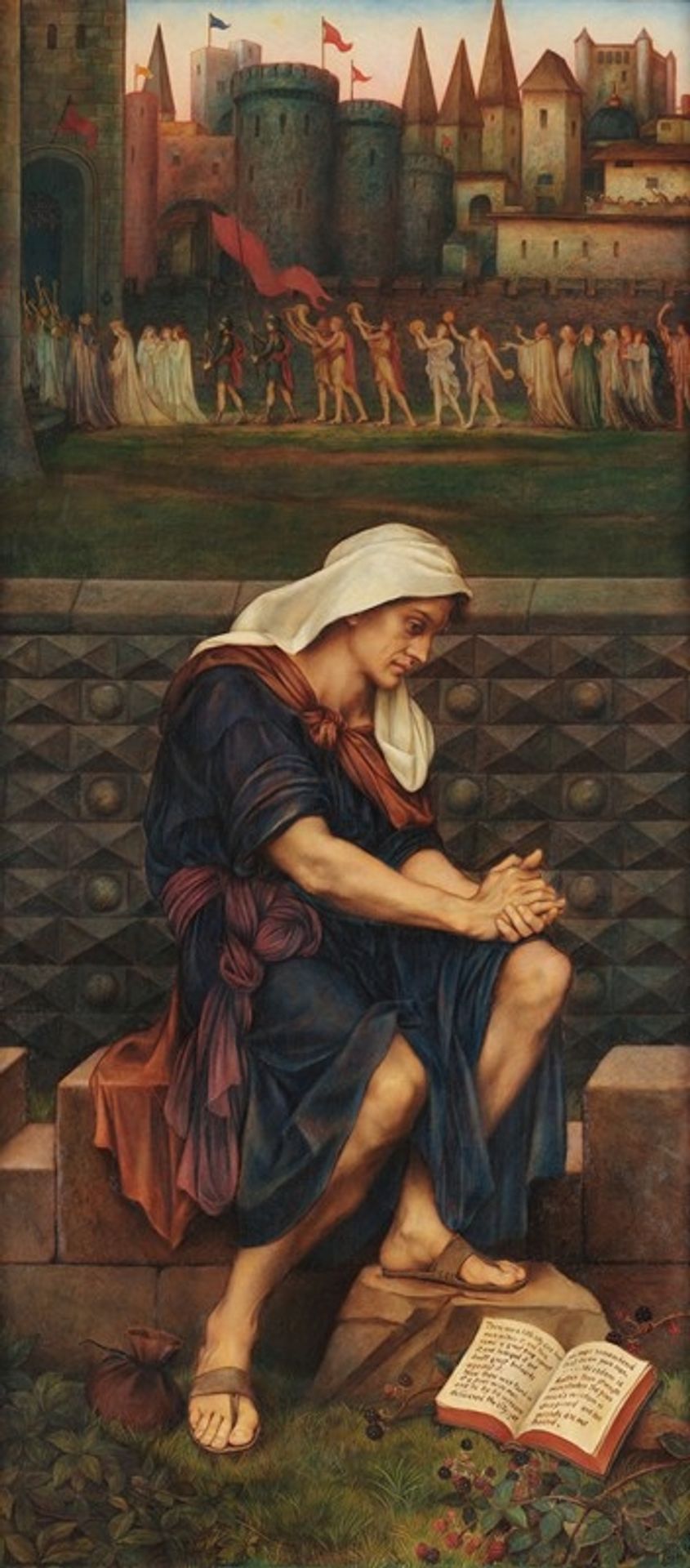 The Poor Man who Saved the City by Evelyn De Morgan