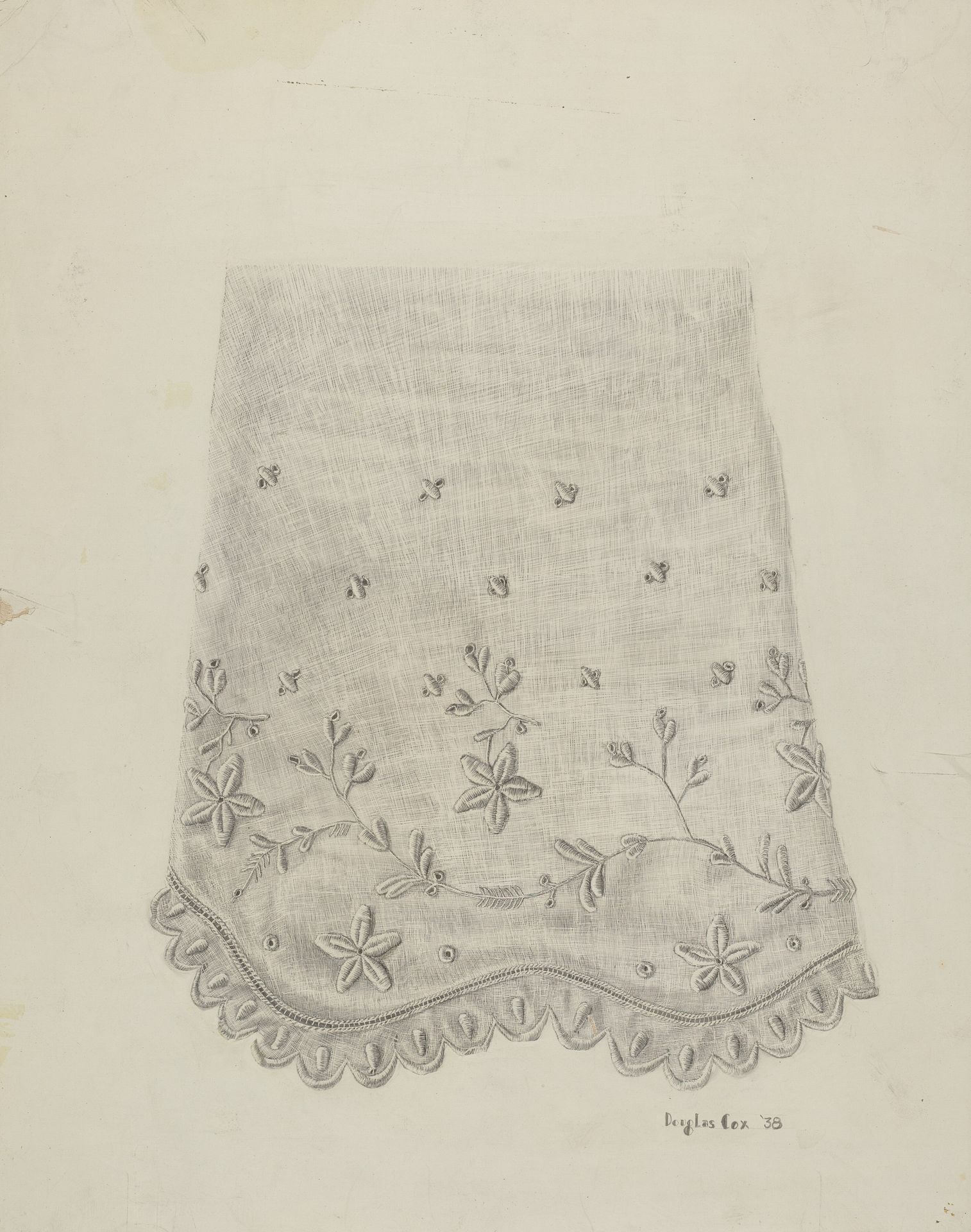 Embroidered Undersleeve by Douglas Cox