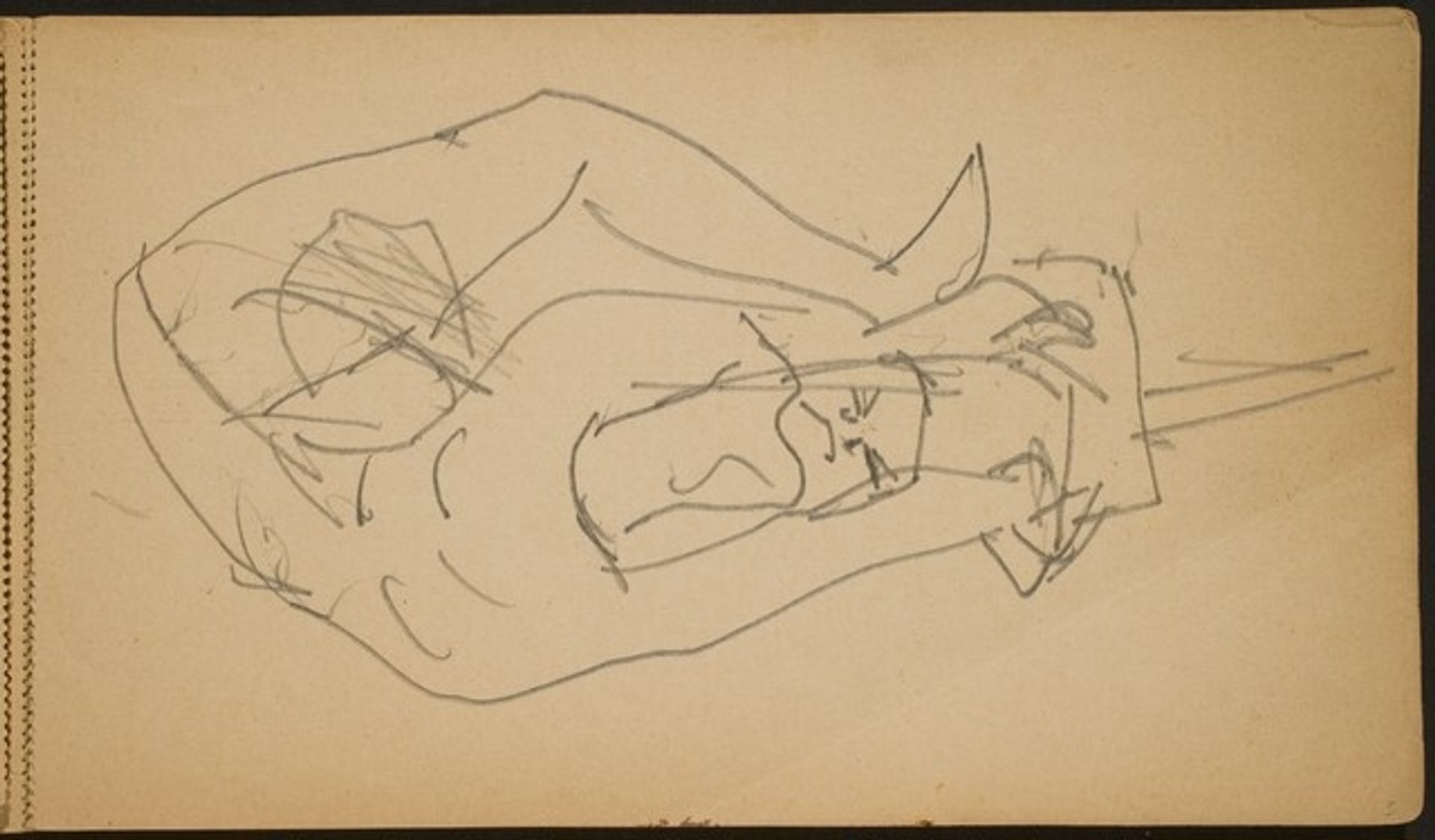 Akrobat in der Brücke  (Backbend) [p. 5] by Max Beckmann