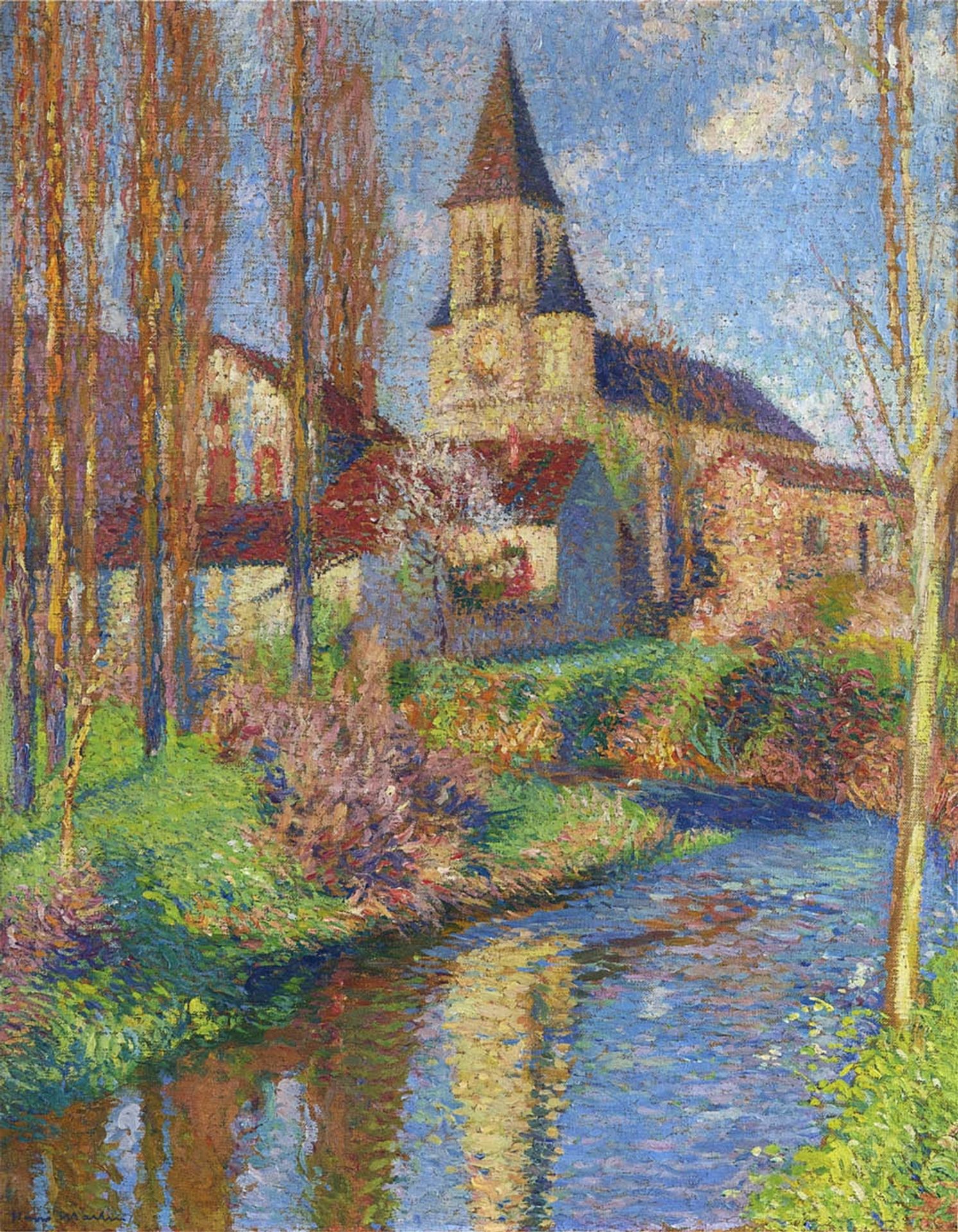 Church in Labastide du Vert by Henri Martin
