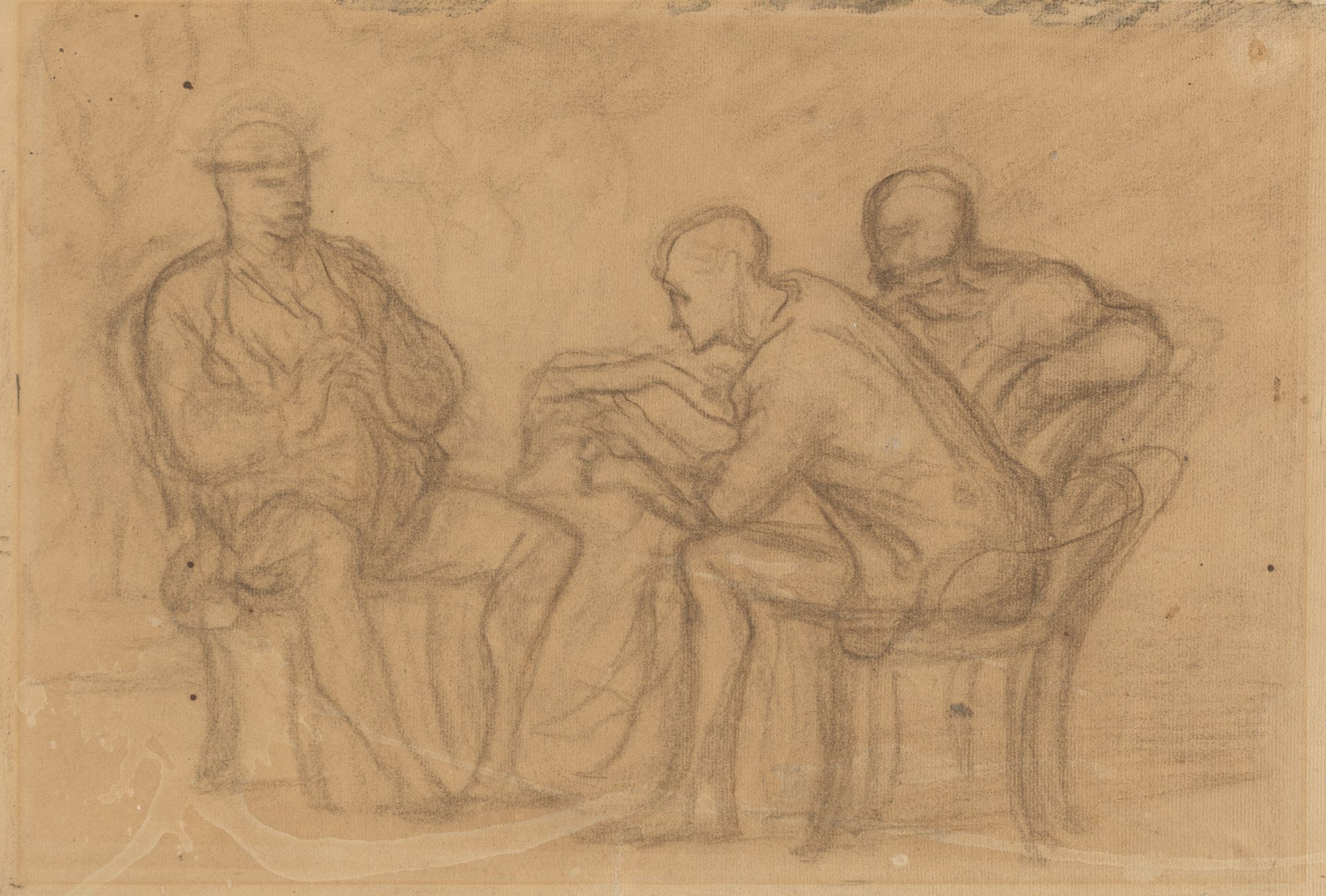 The Reading by Honoré Daumier