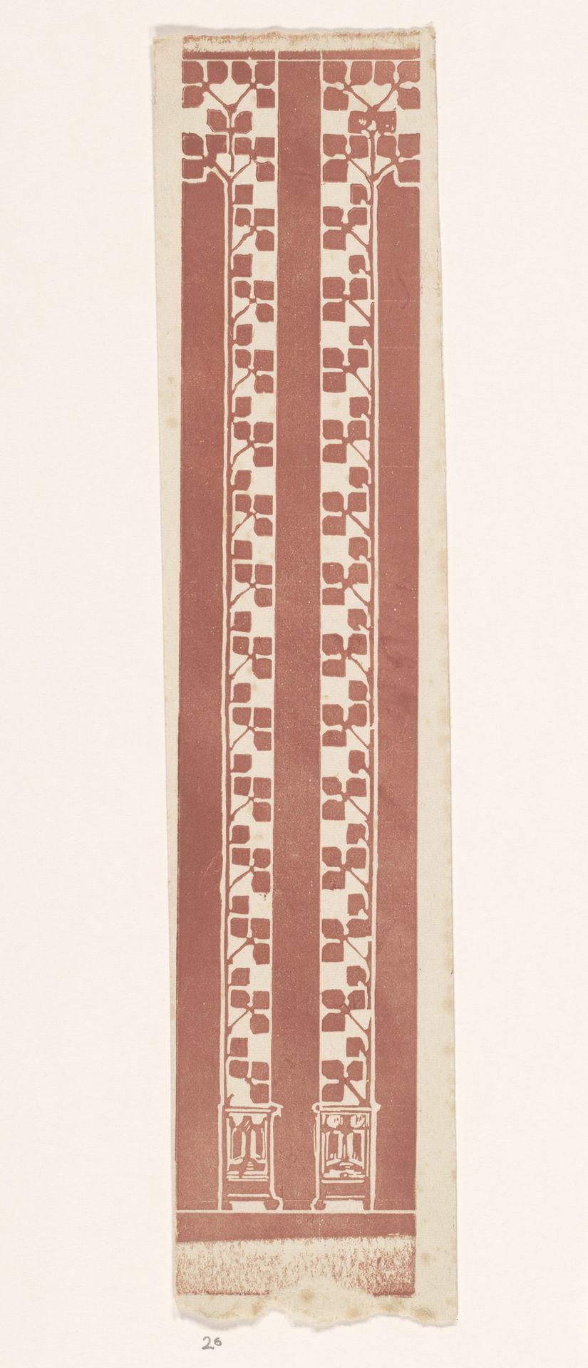 Ornament met bloemen by Bernard Willem Wierink