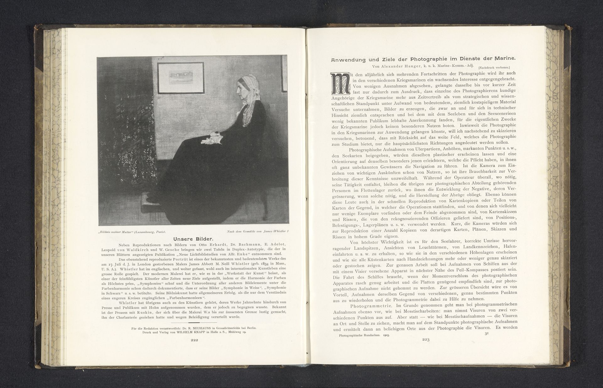 Reproductie van Whistler's Mother door James Abbott McNeill Whistler by Anonymous