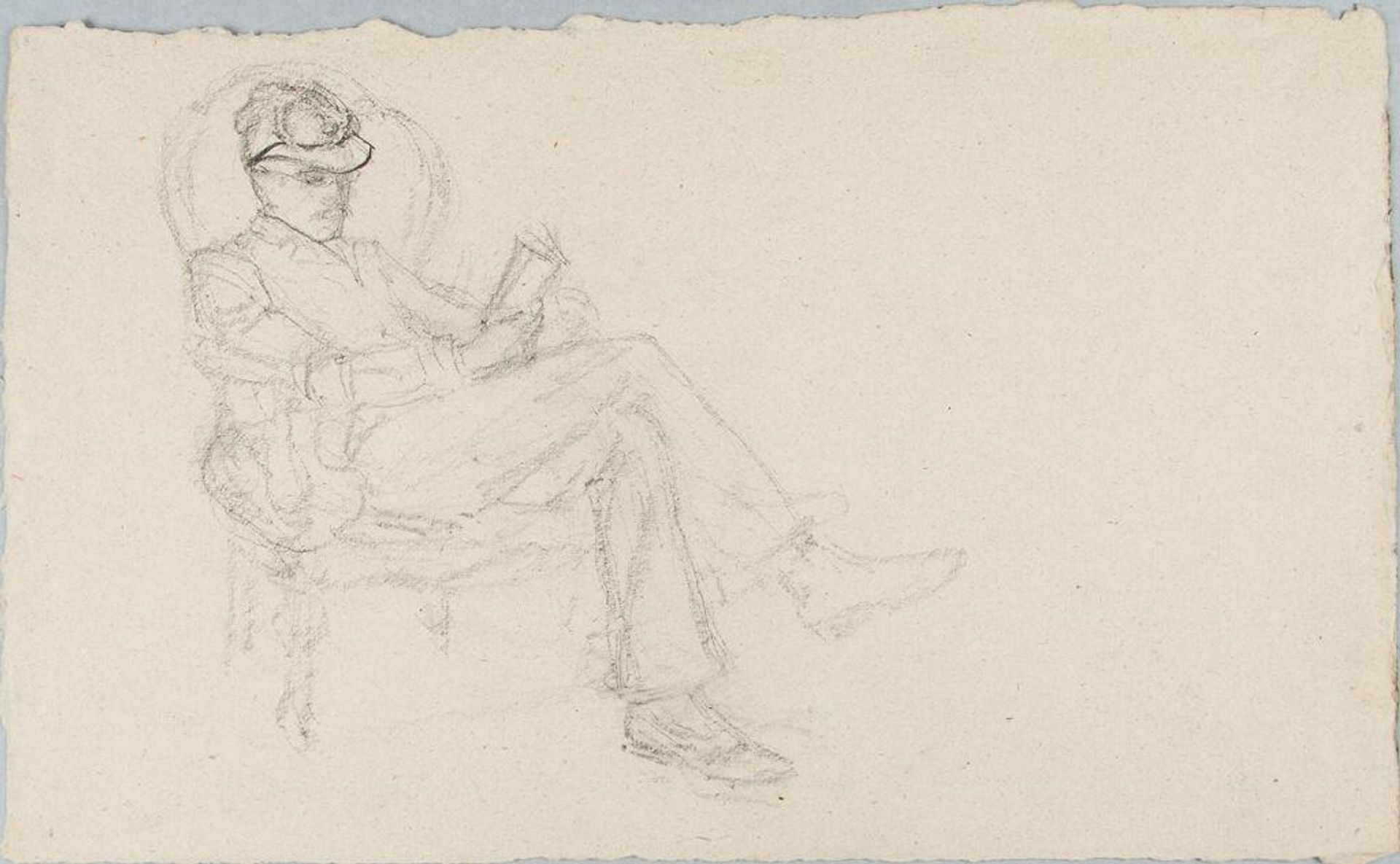Sketch of a Reading Man by William Valentine Schevill