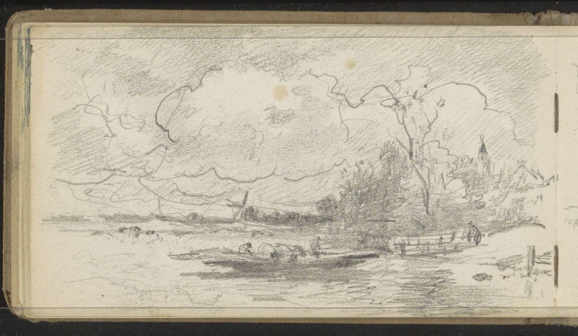 Riviergezicht by Willem Cornelis Rip