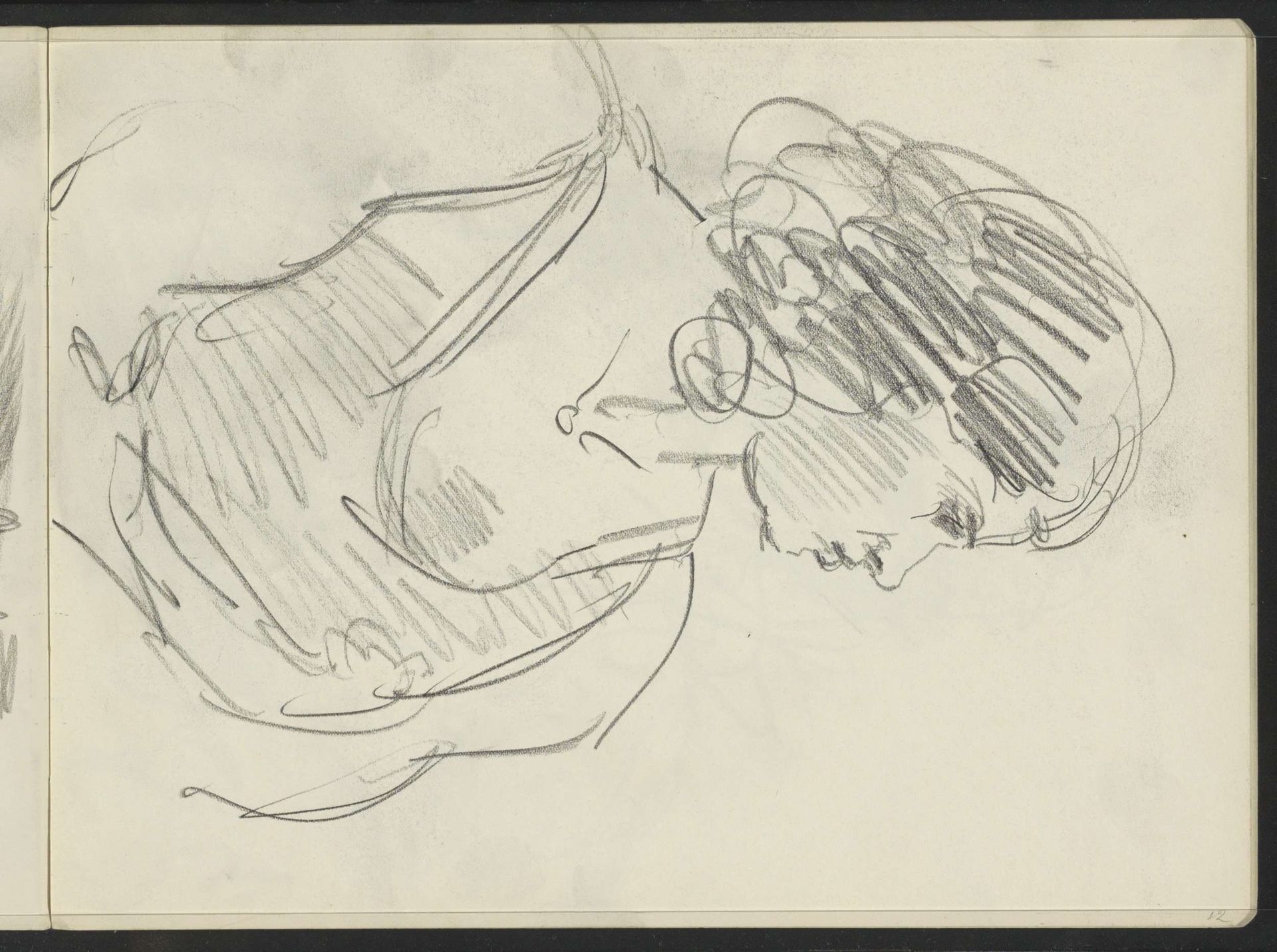 Vrouw, ten halven lijve by Isaac Israels