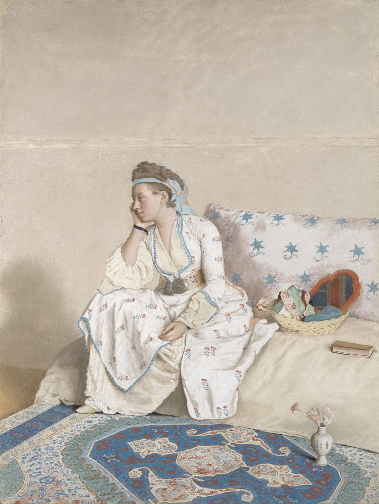 Marie Fargues, the Painter’s Wife by Jean-Étienne Liotard