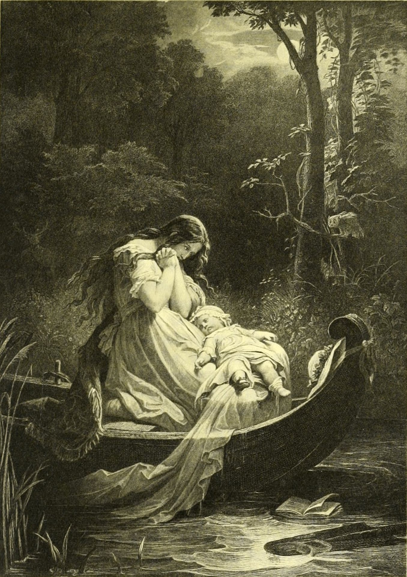 She Sank down Upon Her Knees by Wilhelm von Kaulbach
