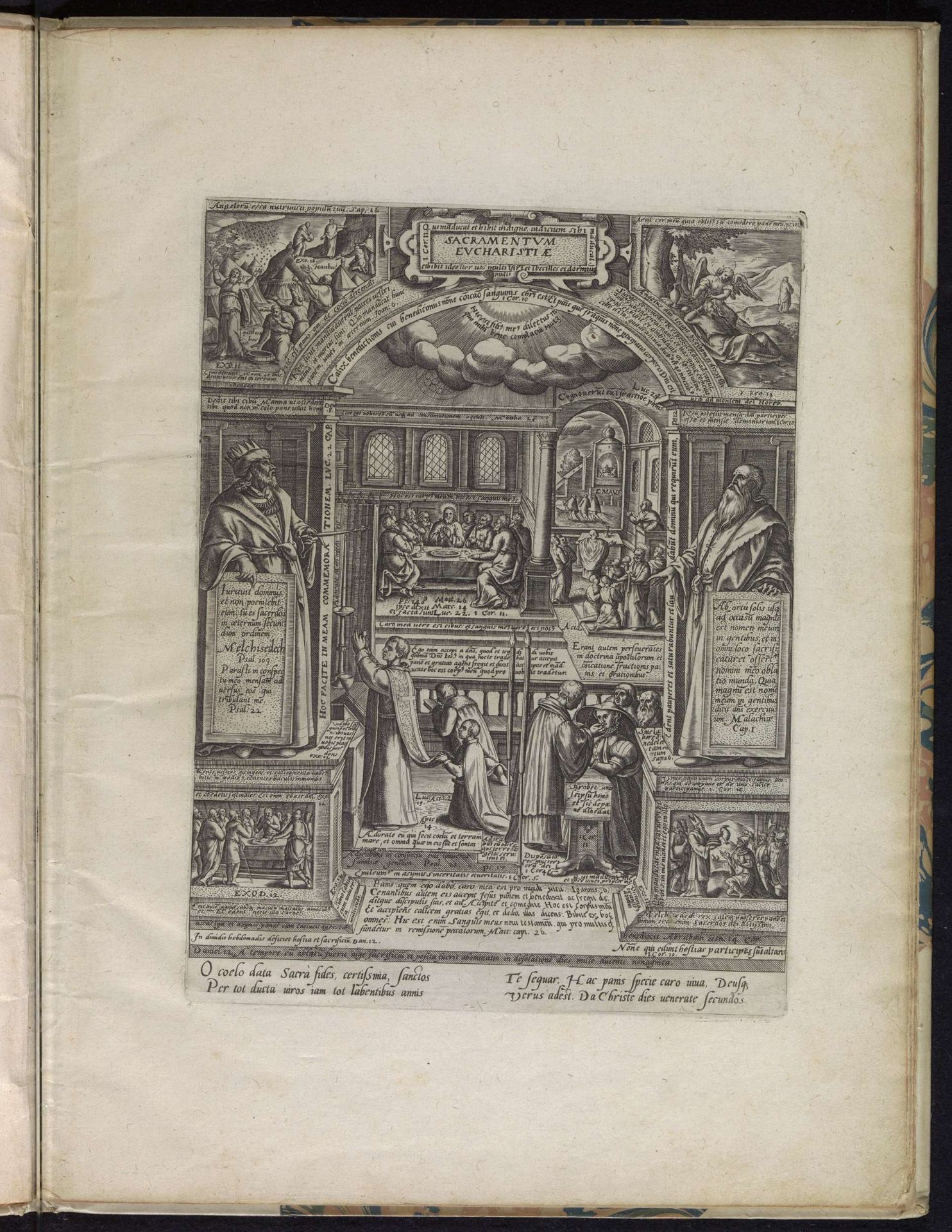 Sacrament van de eucharistie by Philips Galle