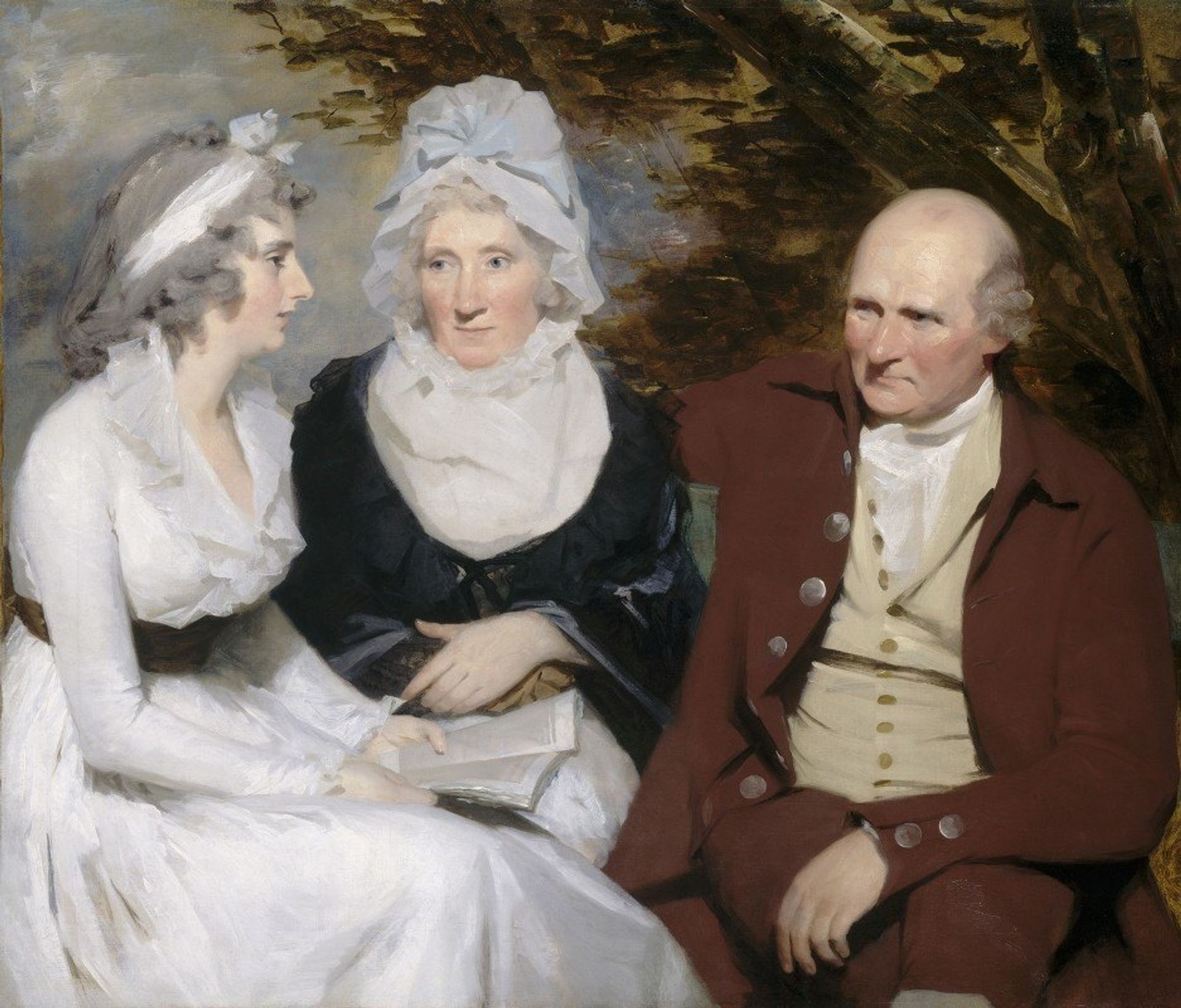 John Johnstone, Betty Johnstone and Miss Wedderburn by Henry Raeburn