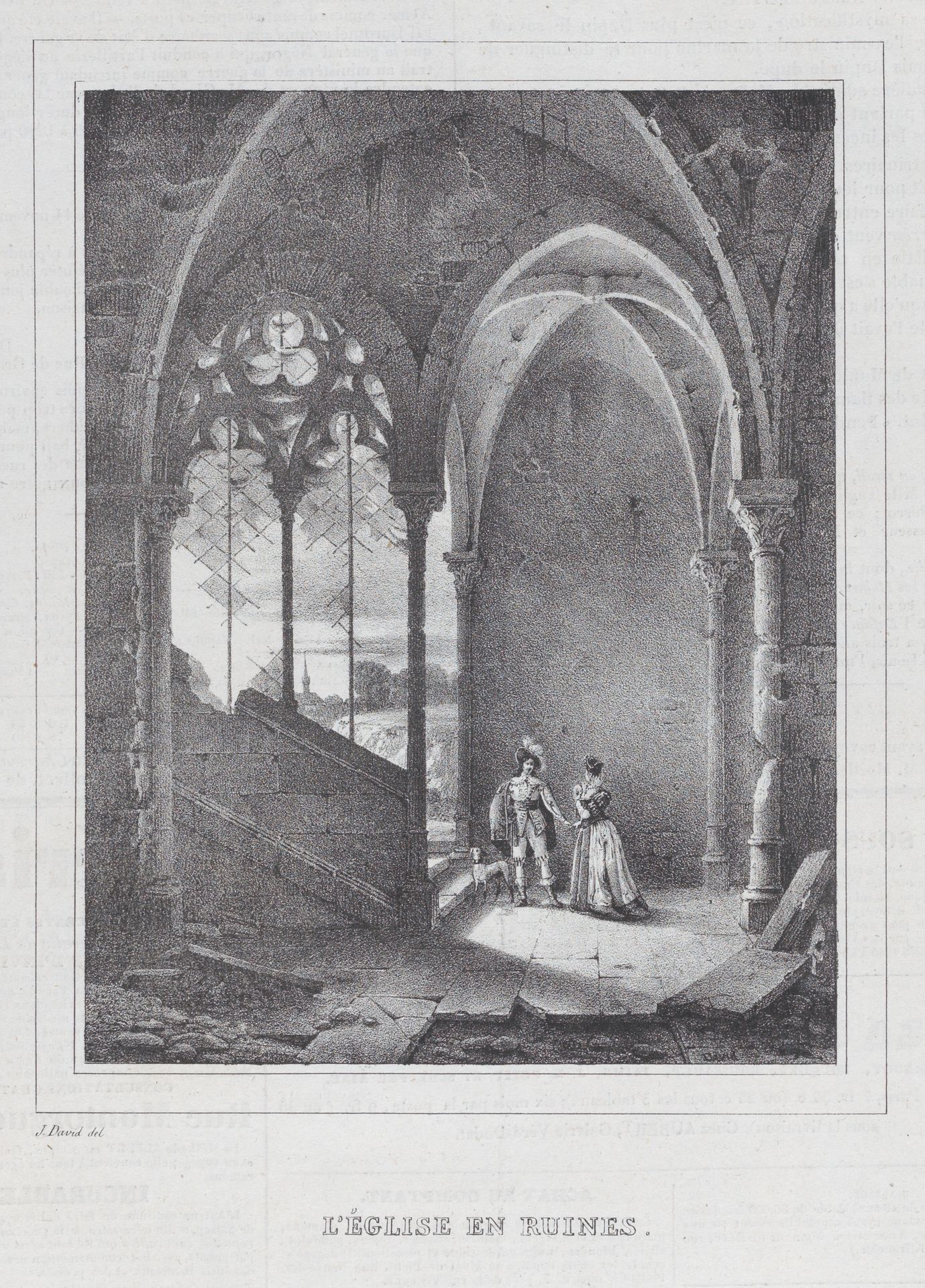L'Eglise en Ruines by Anonymous