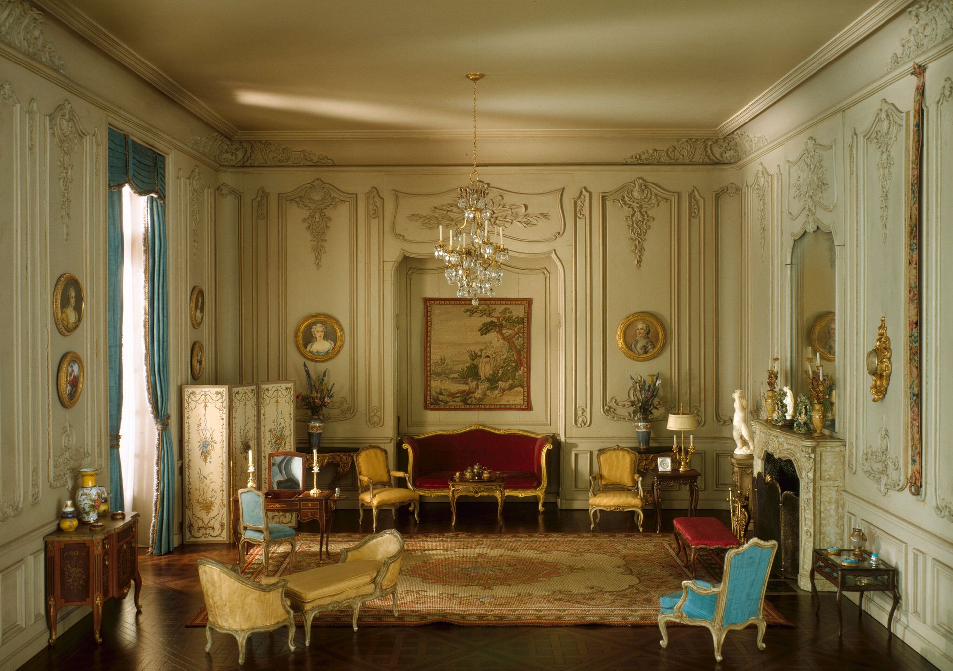E-21: French Boudoir of the Louis XV Period, 1740-60 by Narcissa Niblack Thorne