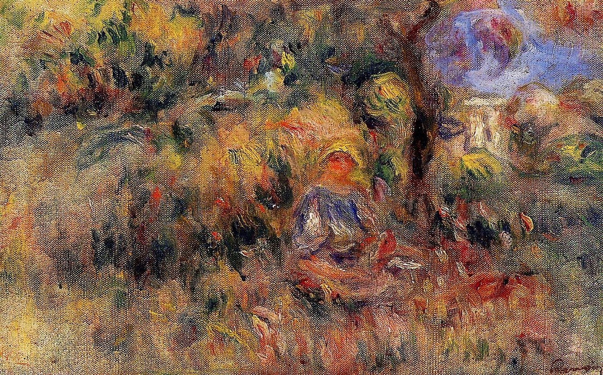 Landscape (sketch) by Pierre-Auguste Renoir