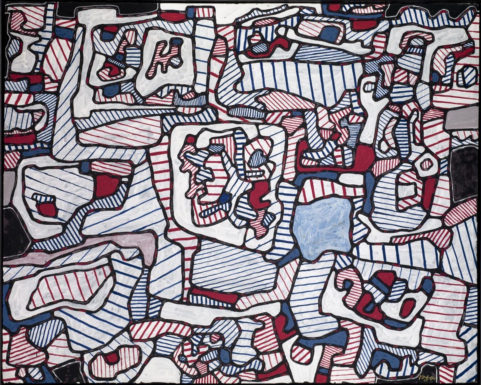 Site Inhabited by Objects by Jean Dubuffet