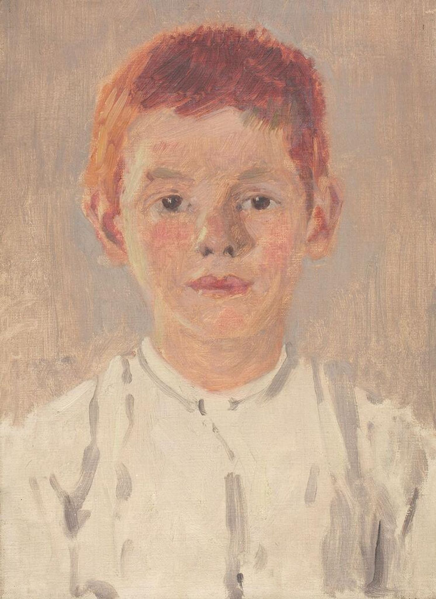 Portrait of a Boy in a White Shirt by Denman Waldo Ross
