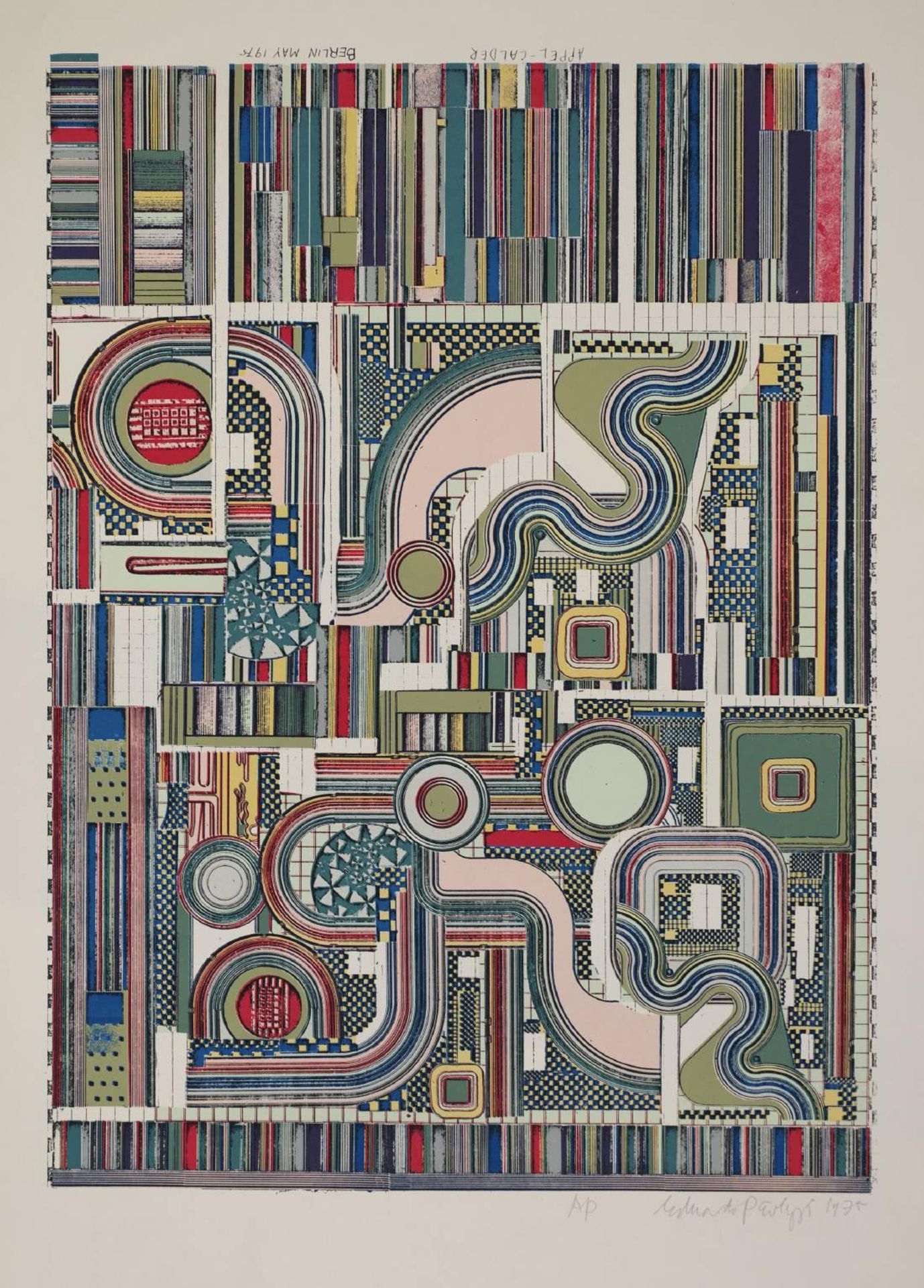 Appel-Calder by  Sir Eduardo Paolozzi
