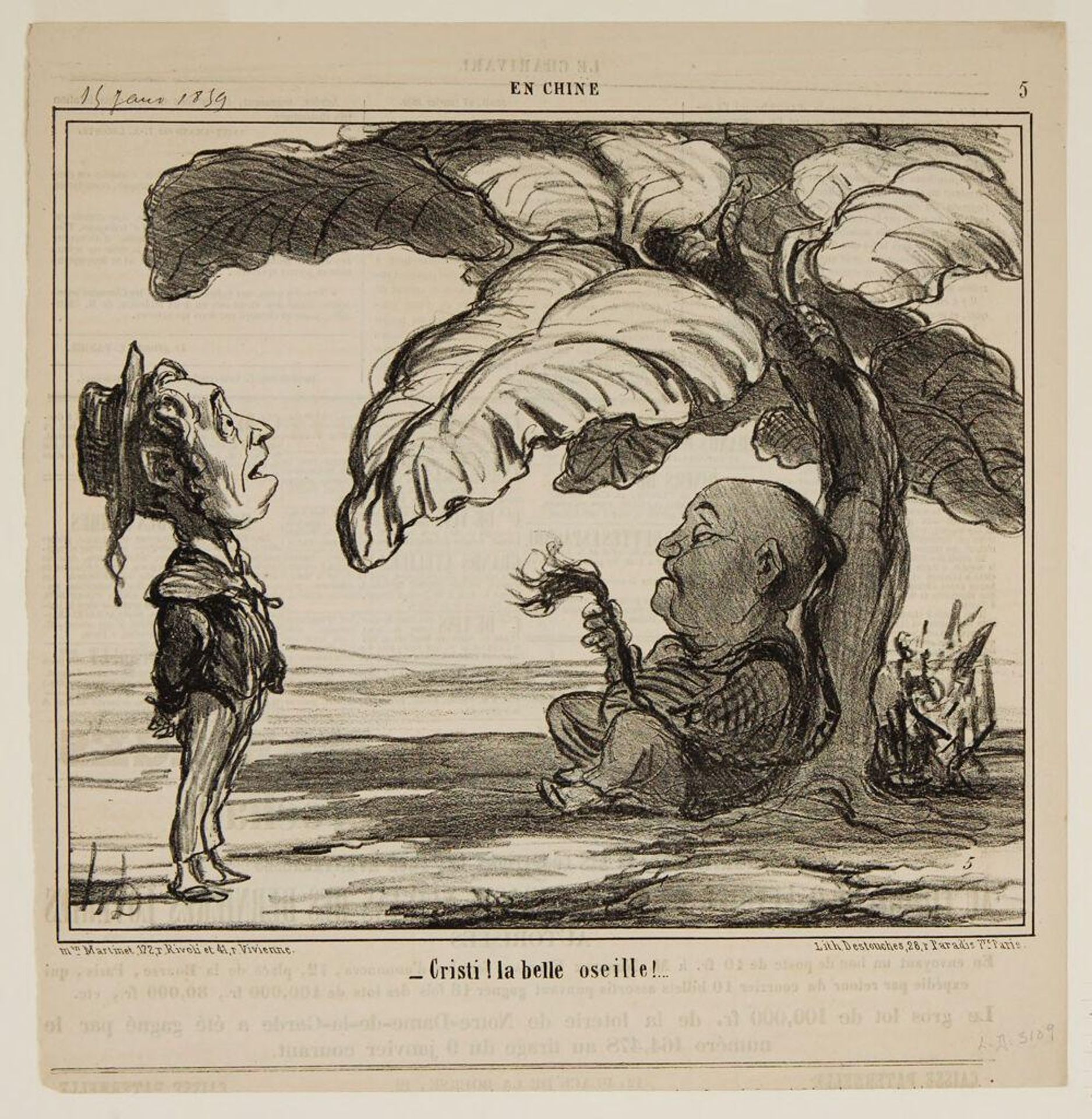 Christ! the beautiful sorrel plant! by Honoré Daumier