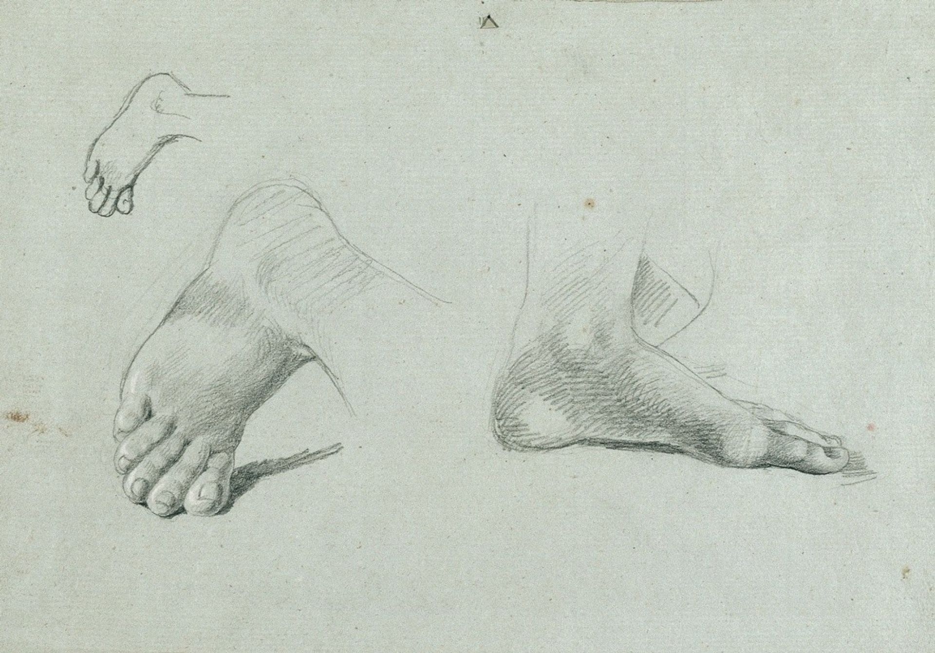 Fußstudie by Johann Peter Krafft