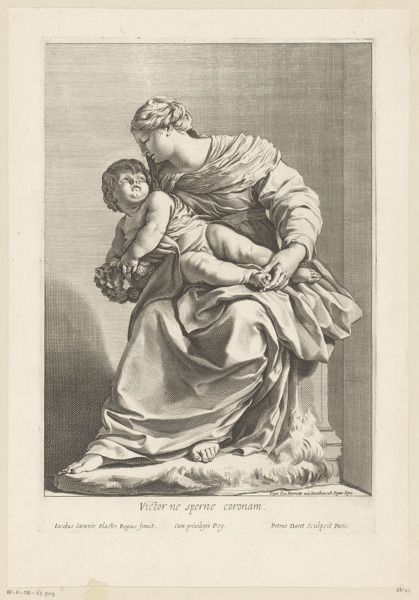 Maria met Kind by Pierre Daret