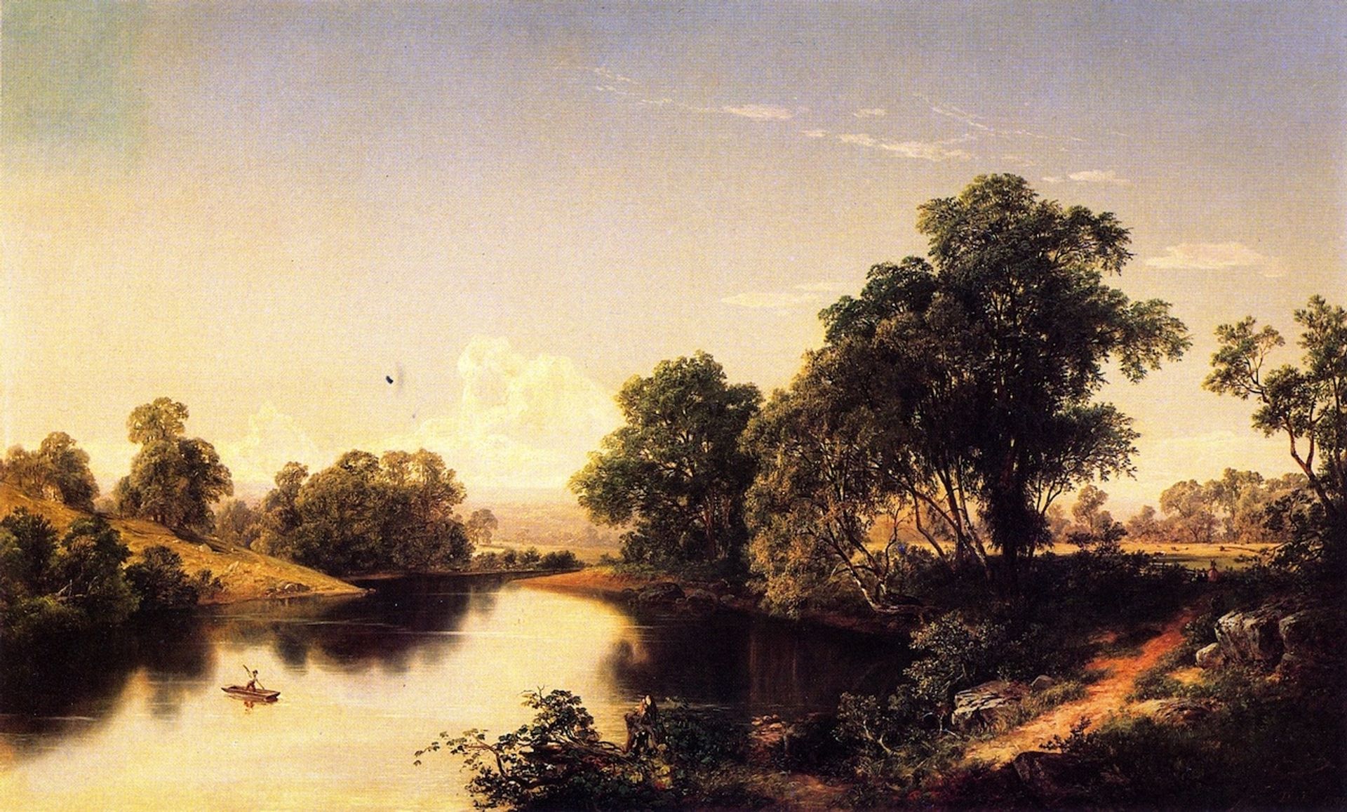 On the Esopus Creek, Ulster County, New York by David Johnson
