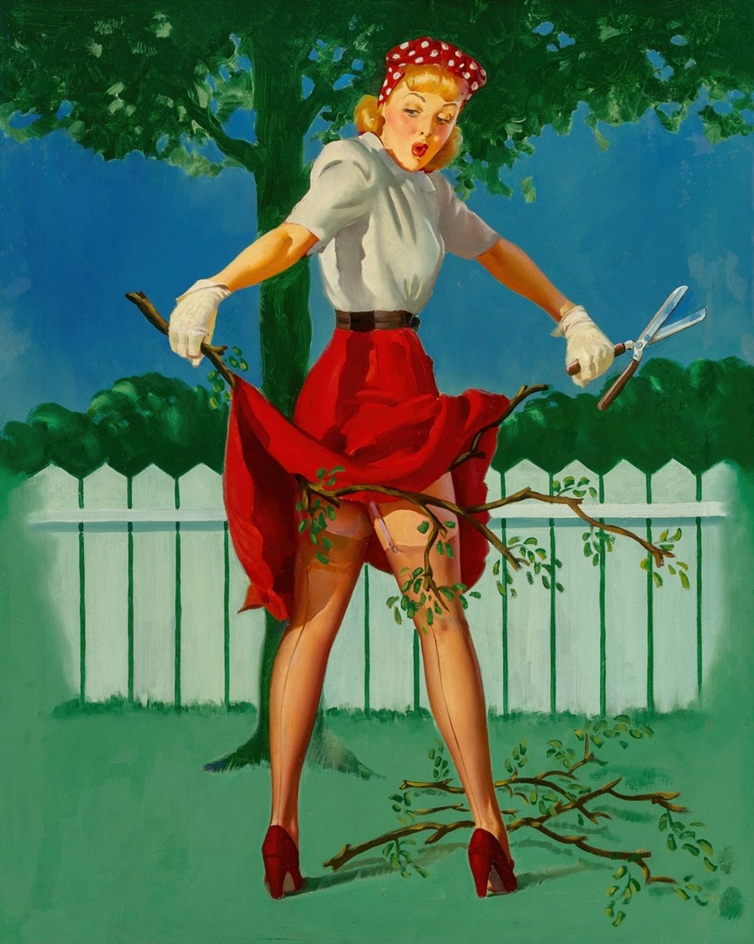 Trim Limbs by Gil Elvgren