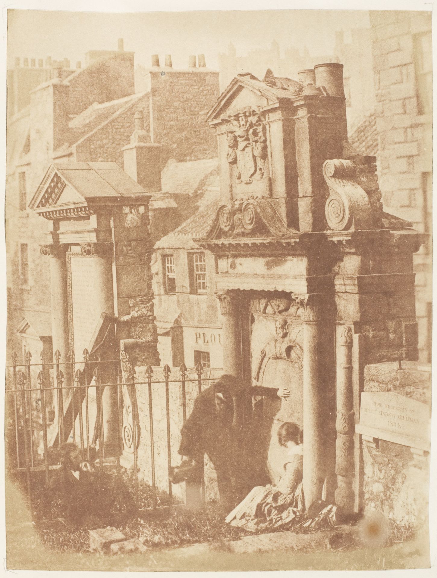 Edinburgh. Greyfriars' Churchyard by Hill and Adamson