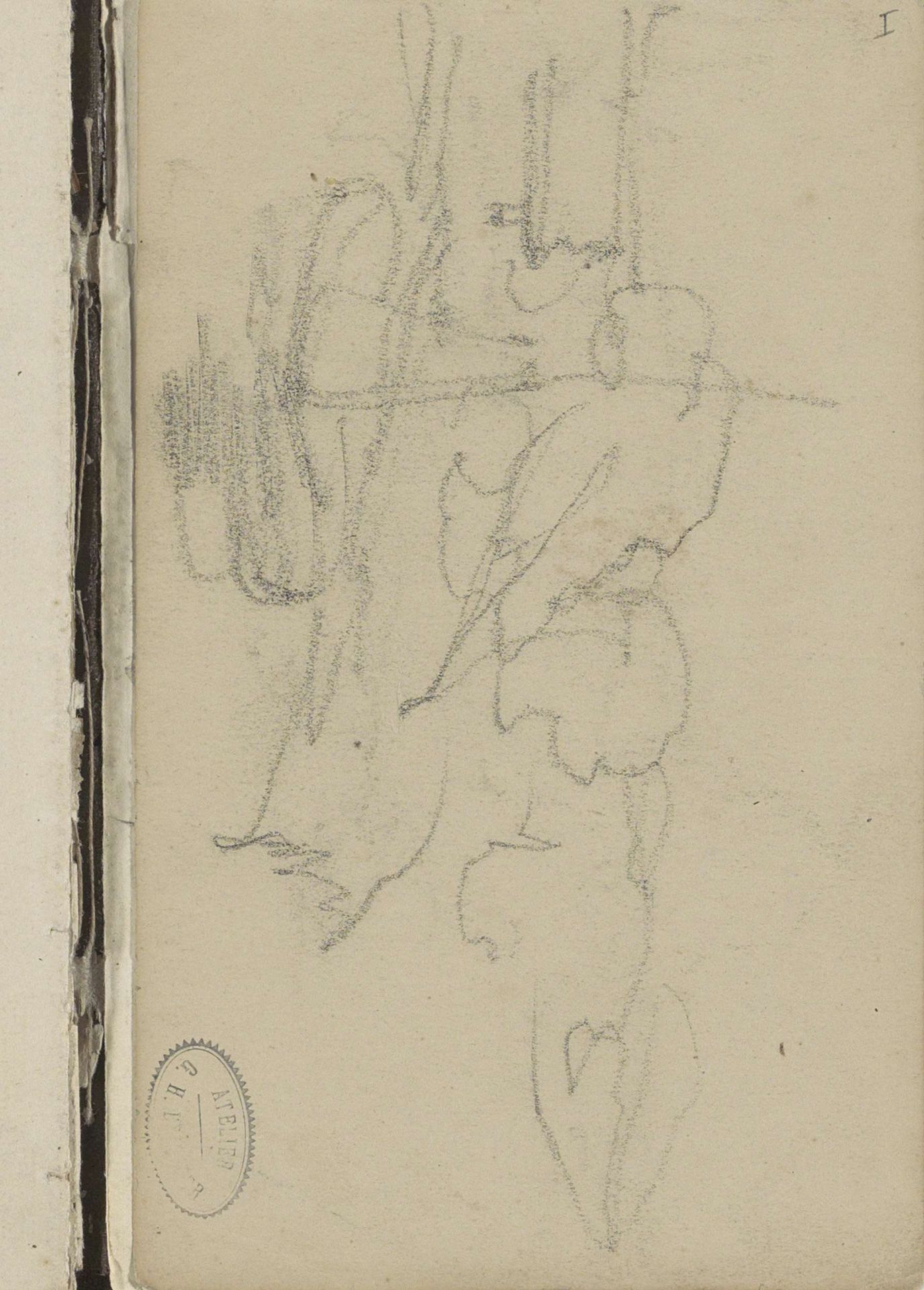 Landschap met een boot in het water by George Hendrik Breitner