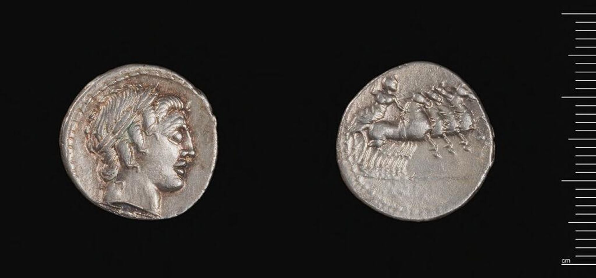 Denarius of C. Gargonius, M. Vergilius, and Ogulnius, Rome by Moneyer: C. Gargonius