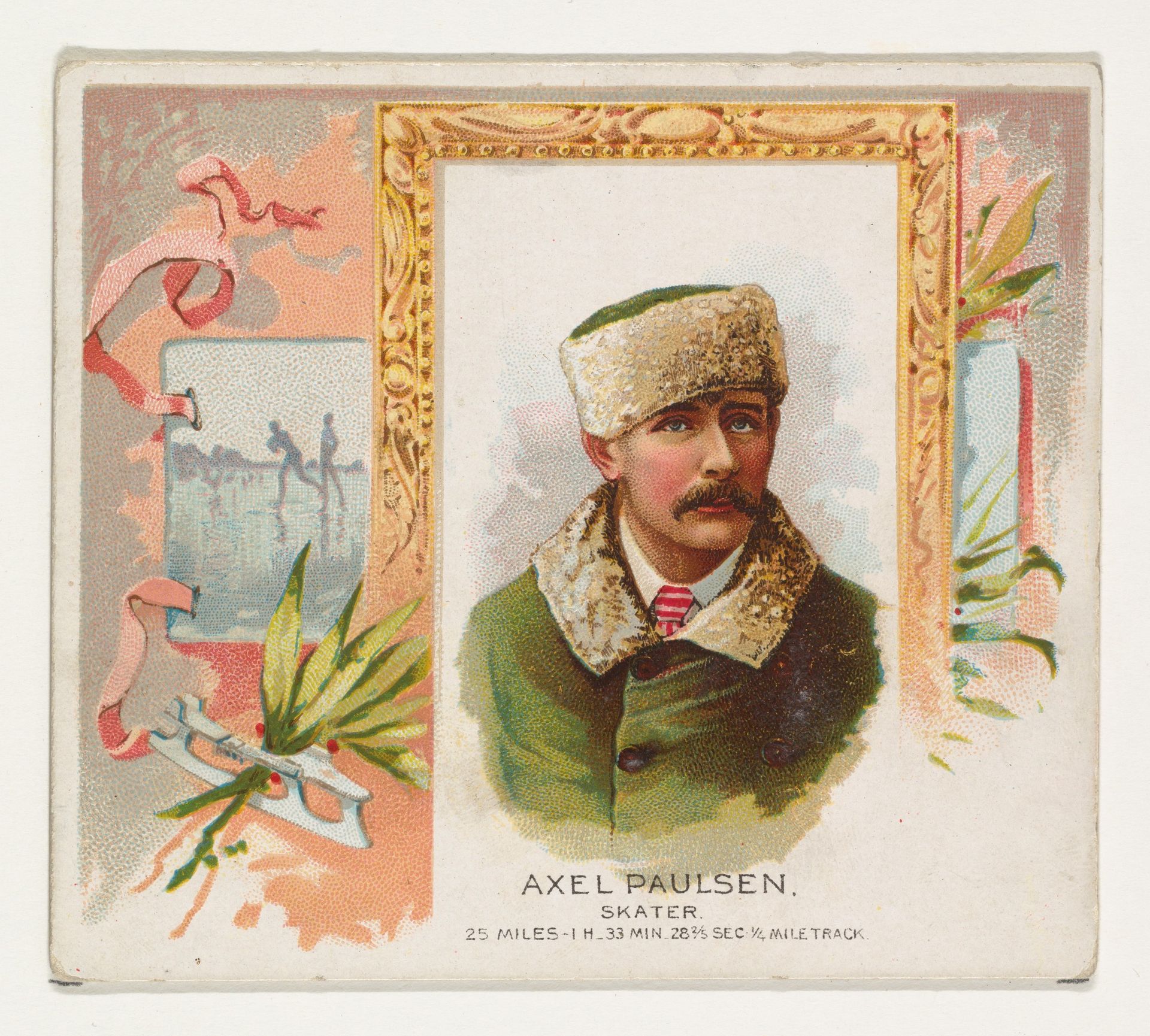Axel Paulsen, Skater, from World's Champions, Second Series (N43) for Allen & Ginter Cigarettes by Allen & Ginter