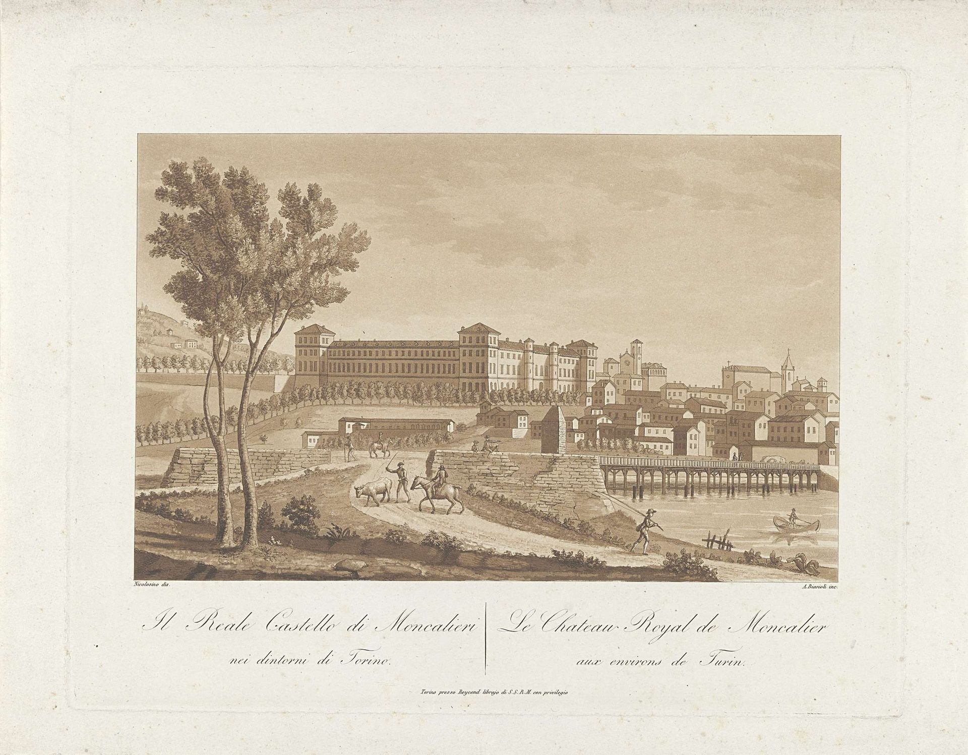 Kasteel van Moncalieri by Angelo Biasioli