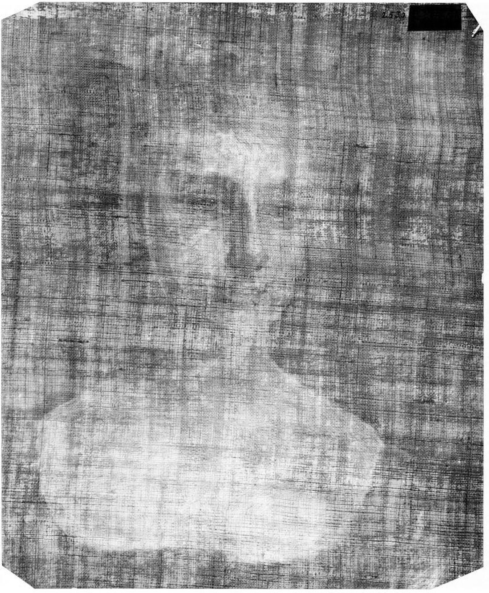 X-radiograph(s) of "Mrs. John Bours" by Artist of original: Joseph Blackburn