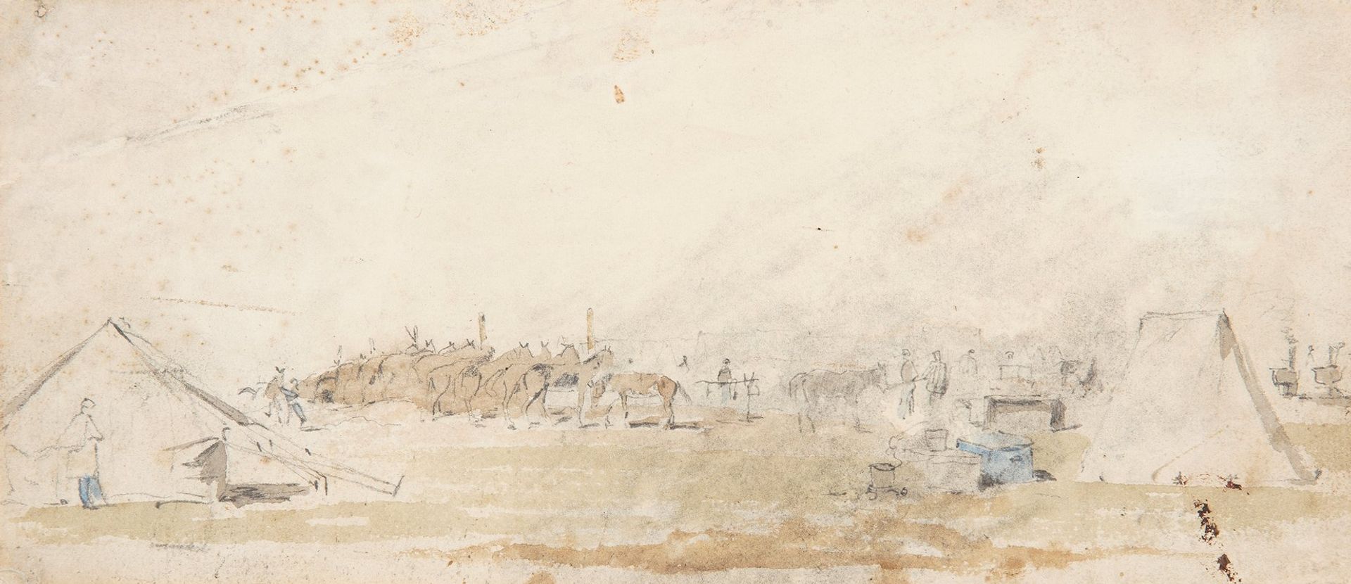 Army Encampment by Winslow Homer