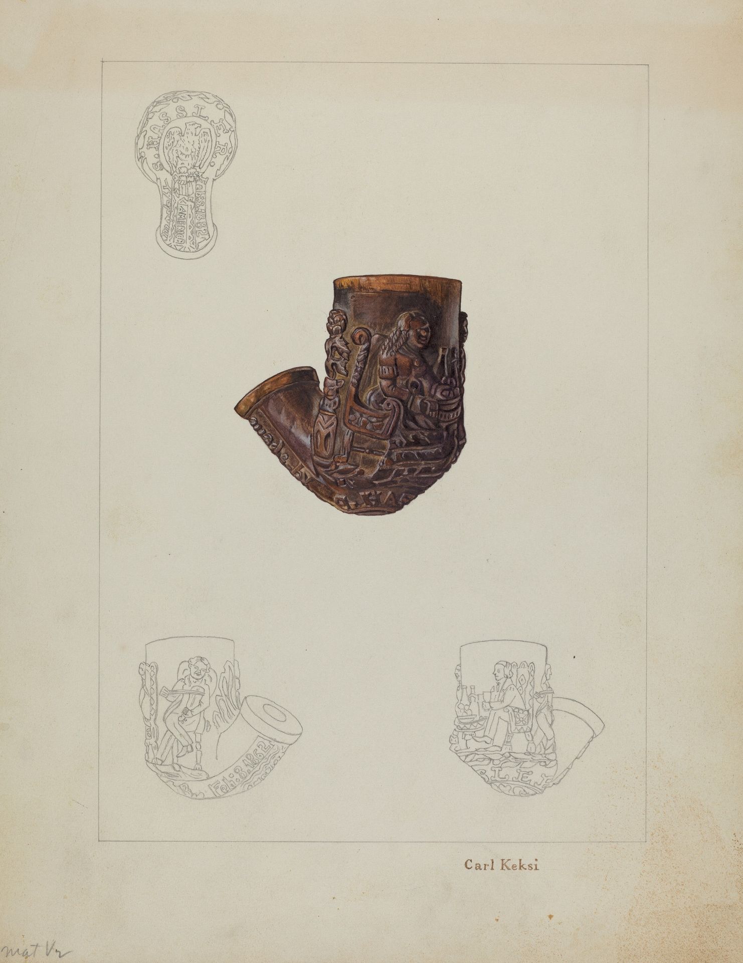 Pipe Bowl by Carl Keksi