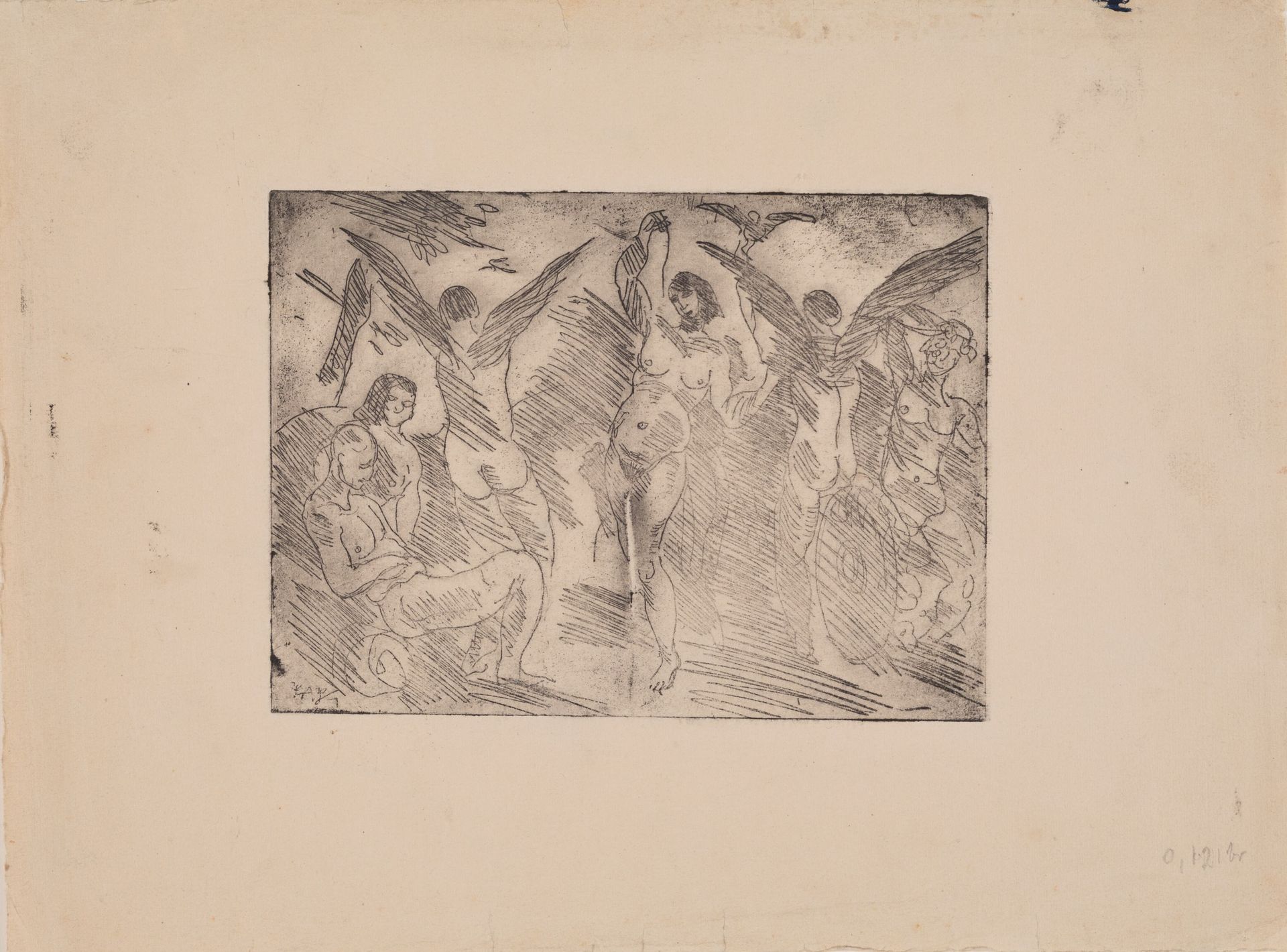 Allegorisk komposition by J.A. Jerichau (II)