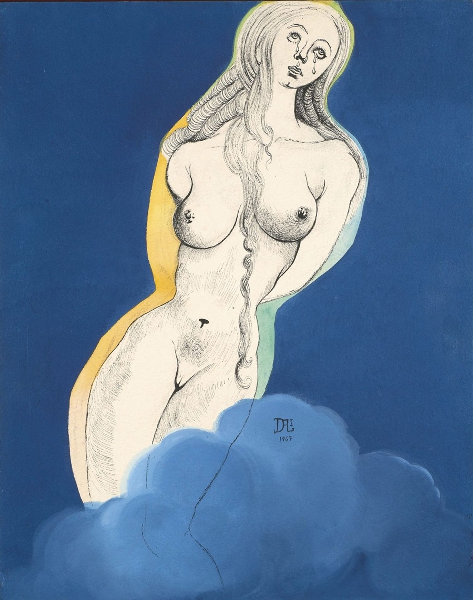 Allégorie; Brave Cécile by Salvador Dalí