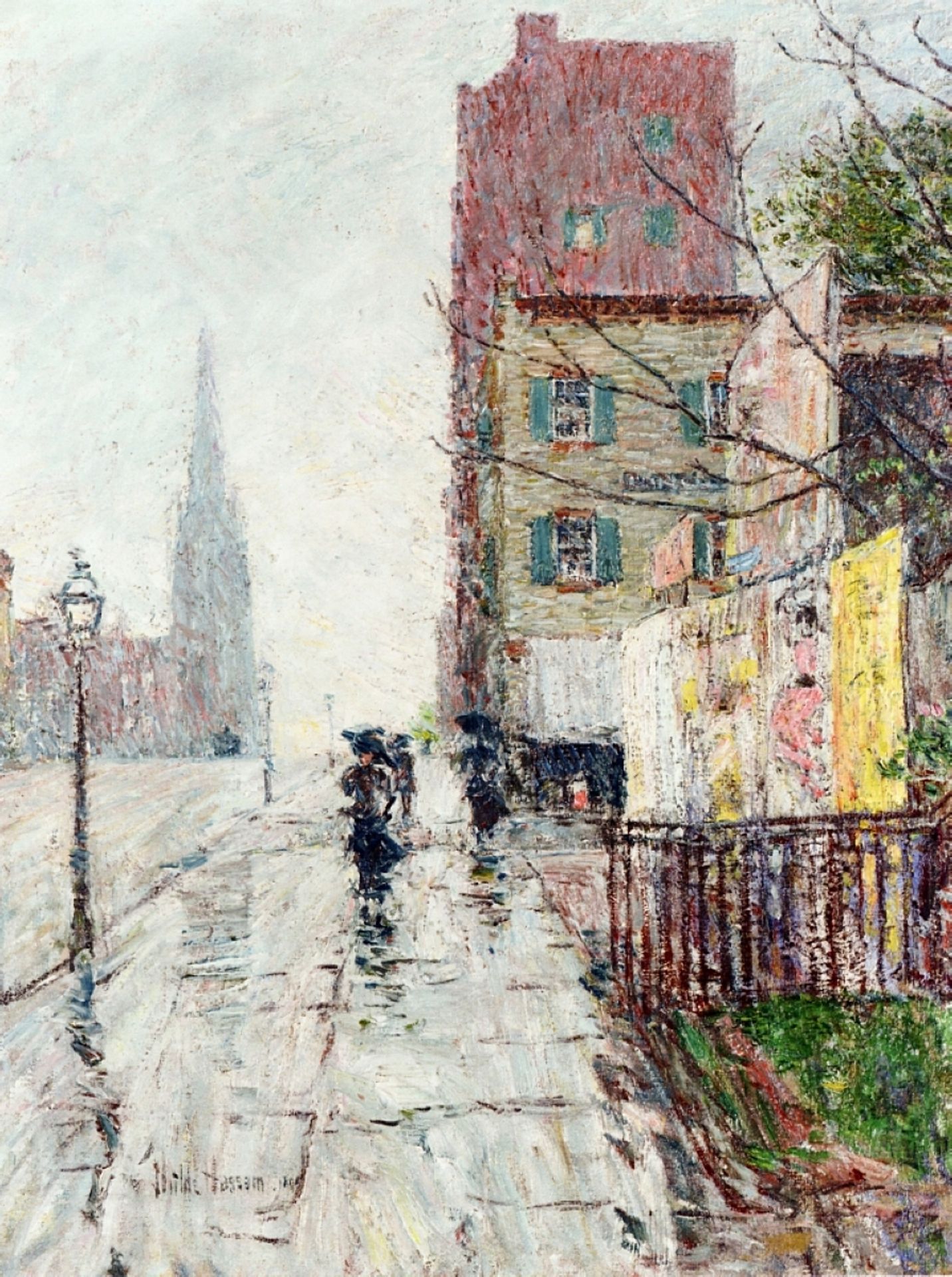 Rainy Day by Childe Hassam