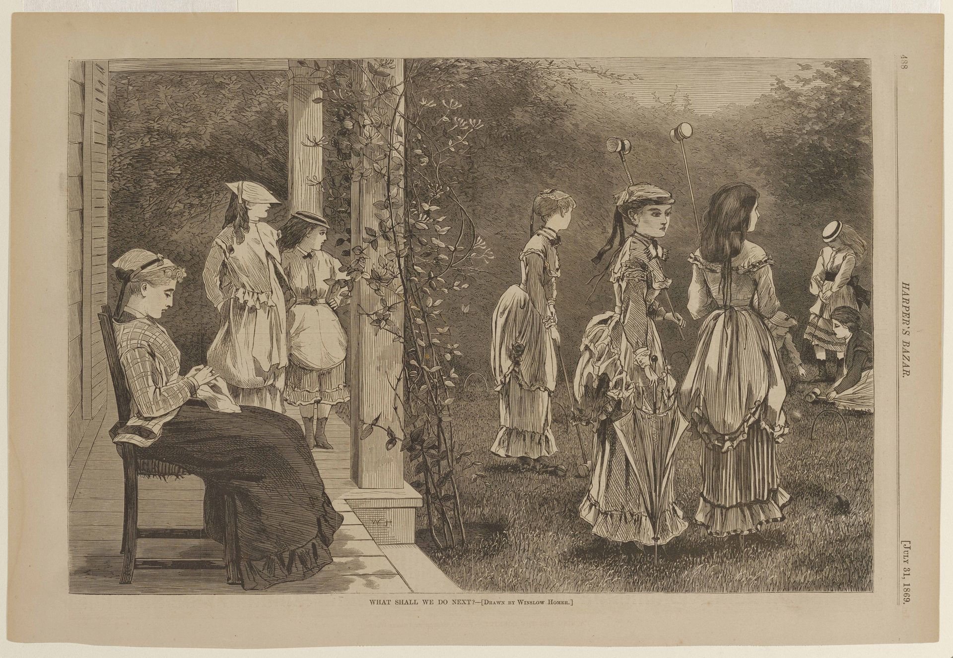 What Shall We Do Next- by Winslow Homer