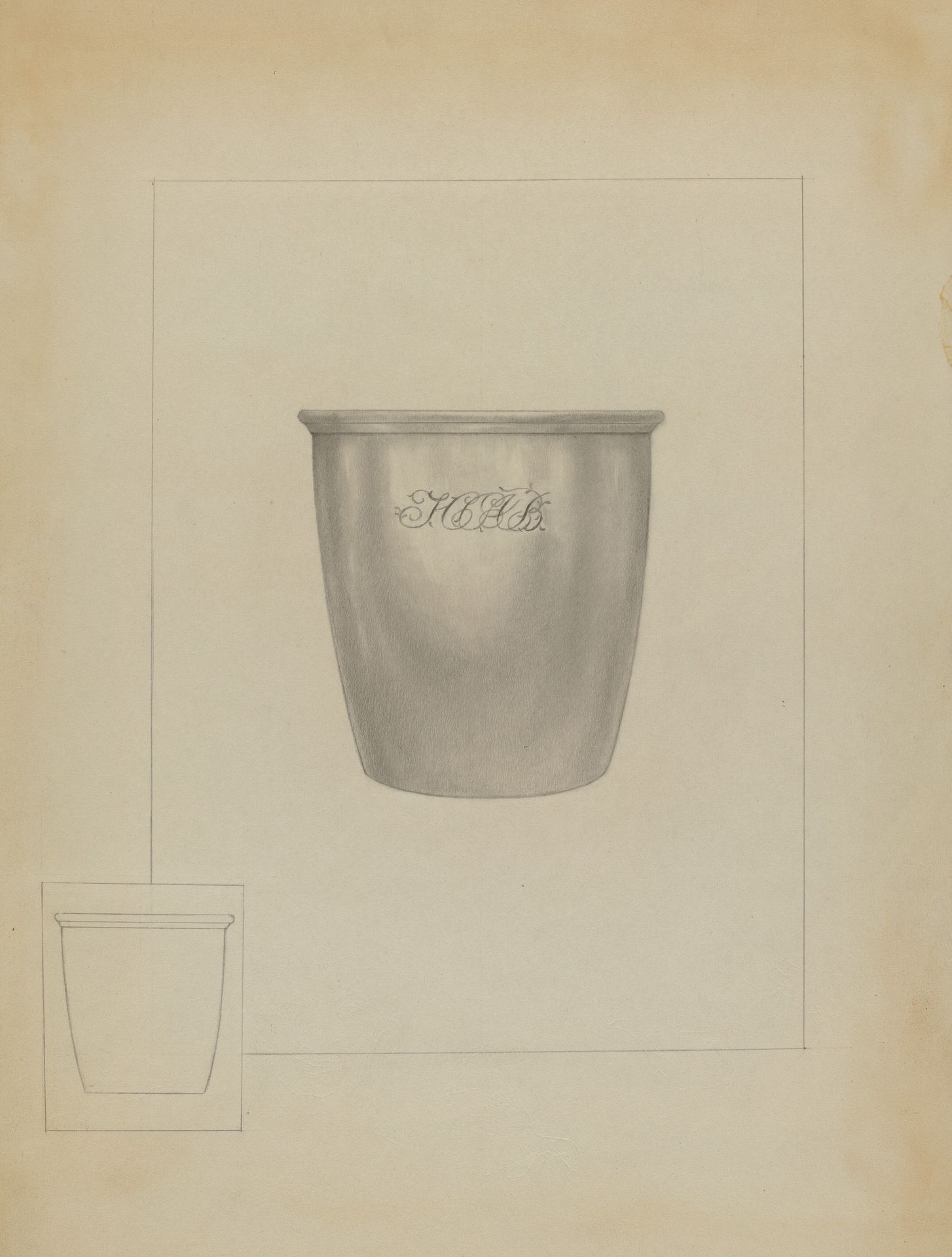 Silver Mug by Isidore Steinberg