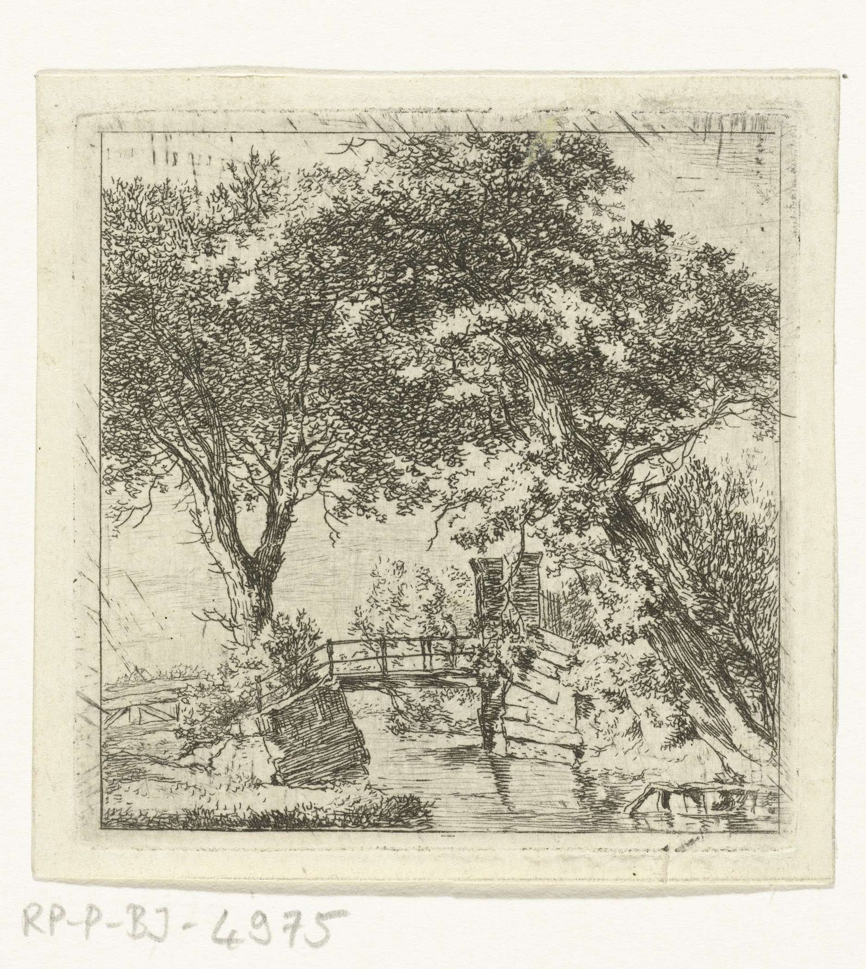 Bruggetje bij Sandenhoef, Overveen by Hermanus van Brussel