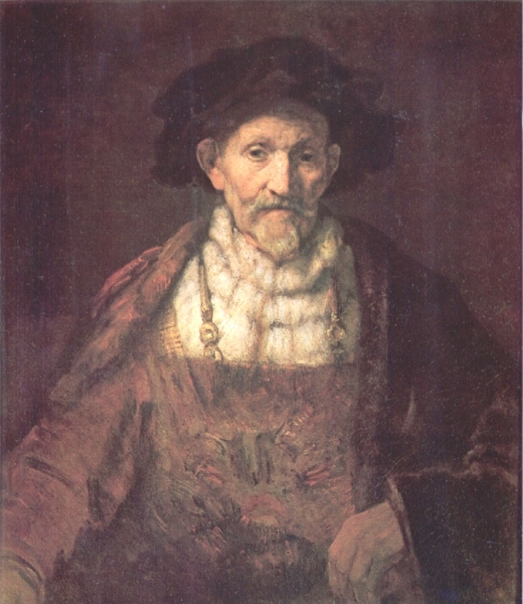 Portrait of an Old Man in Red by Rembrandt van Rijn