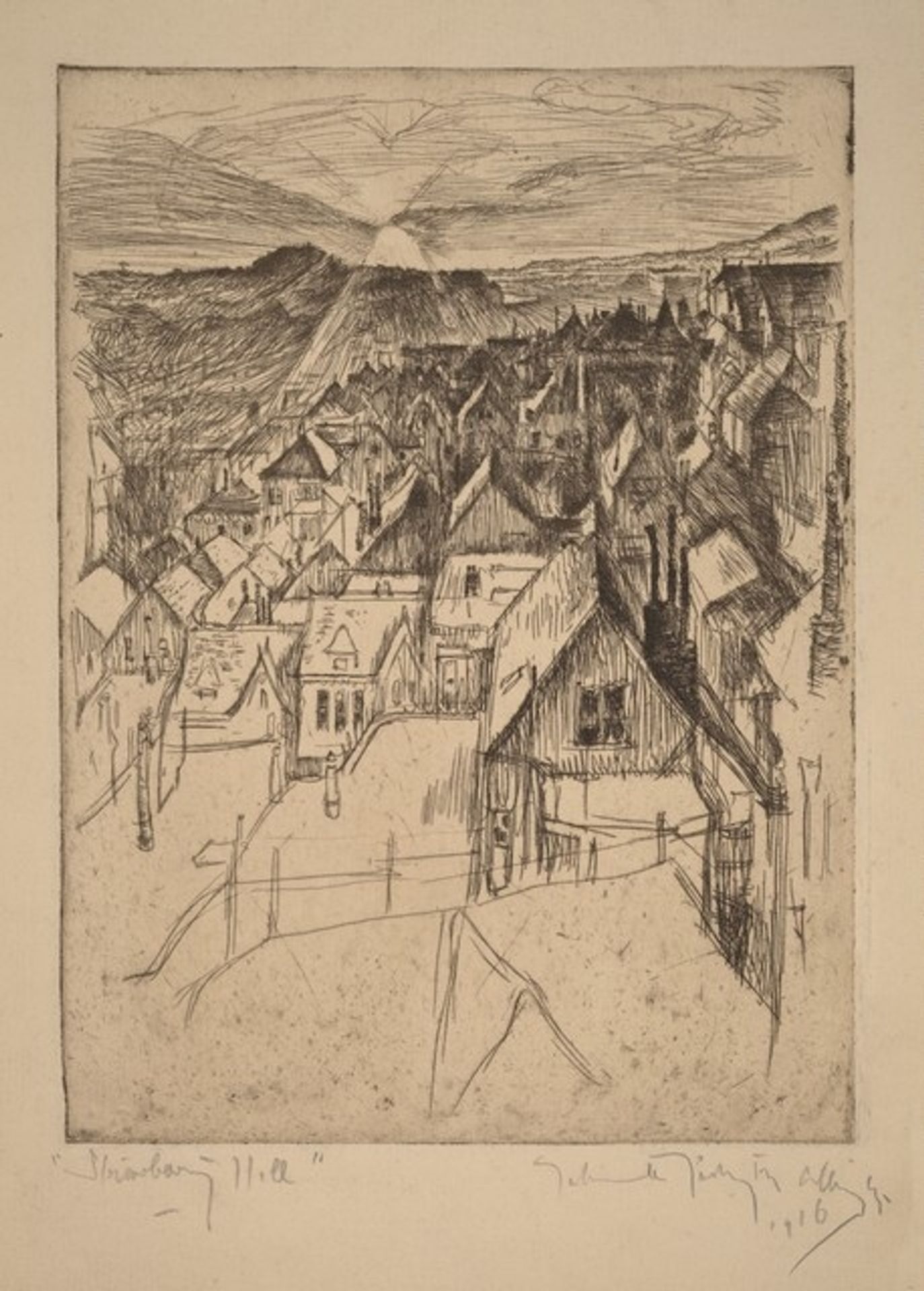 Strawberry Hill, San Francisco by Gertrude Partington Albright